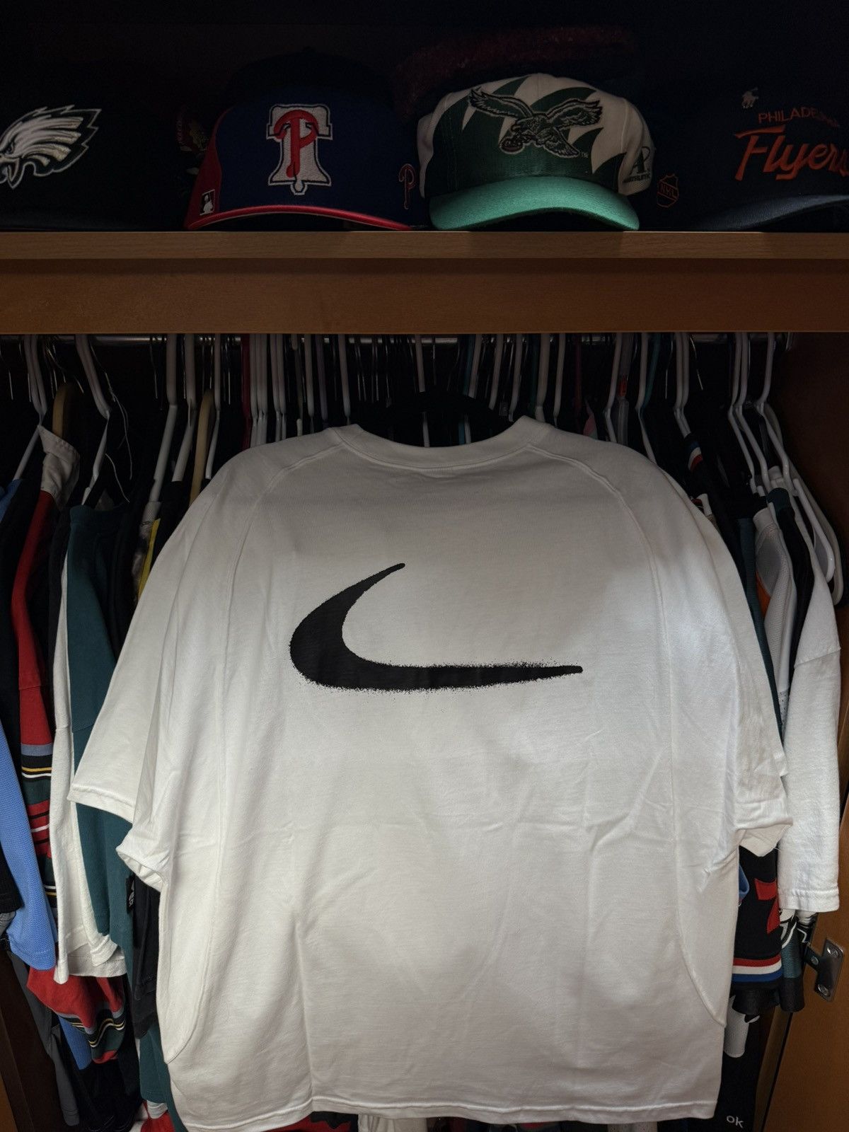 Off-White Off-White Nike Virgil Abloh Spray Dot Tee Size US L / EU 52-54 / 3 - 3 Thumbnail