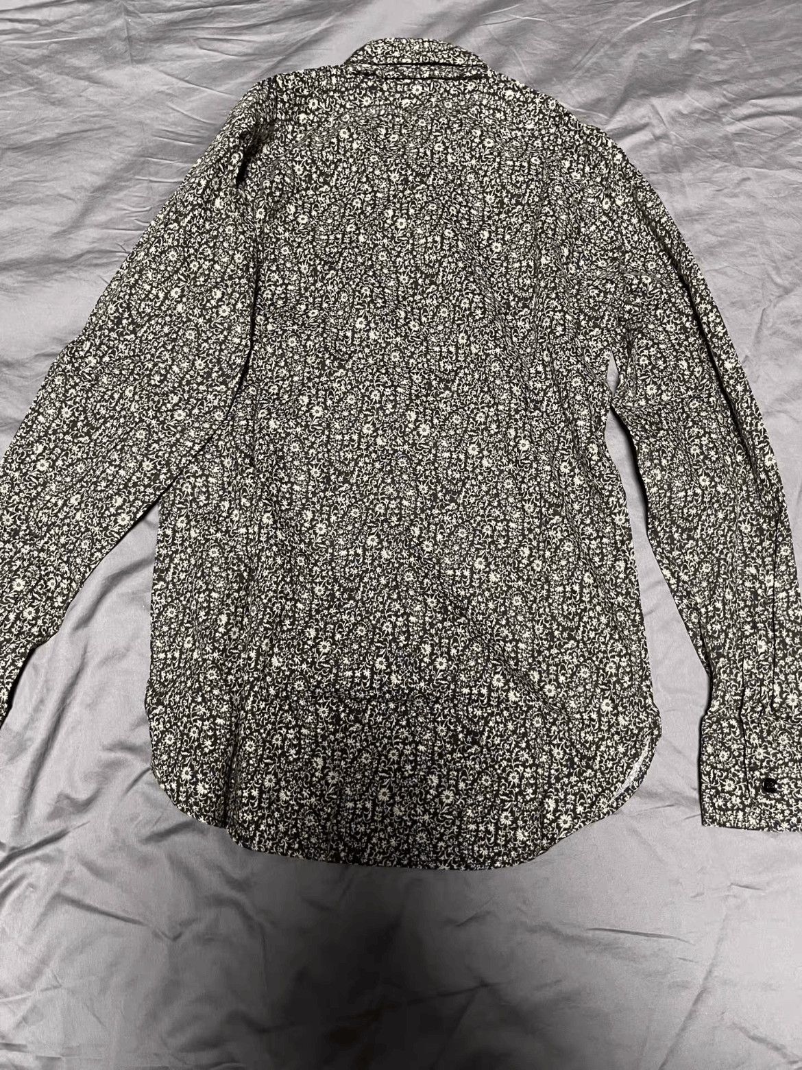 Saint Laurent Paris Sz 37 Saint Laurent Paris 15SS Flowers Print Shirt Size US S / EU 44-46 / 1 - 2 Thumbnail