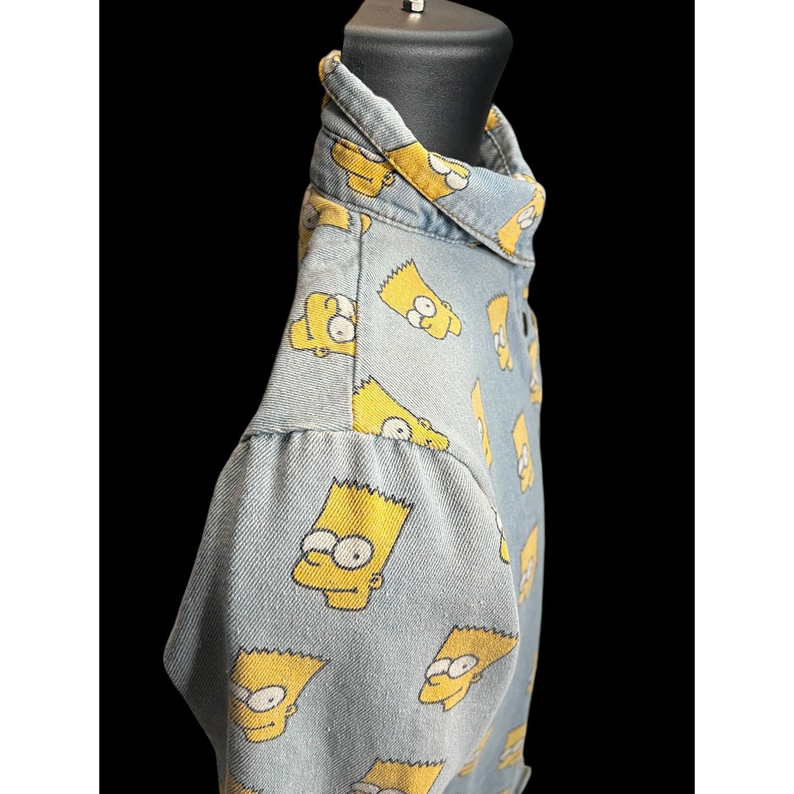 The Simpsons Vintage 90s Bart Simpson Denim Jacket - All Woman’s Jacket Size M / US 6-8 / IT 42-44 - 9 Thumbnail