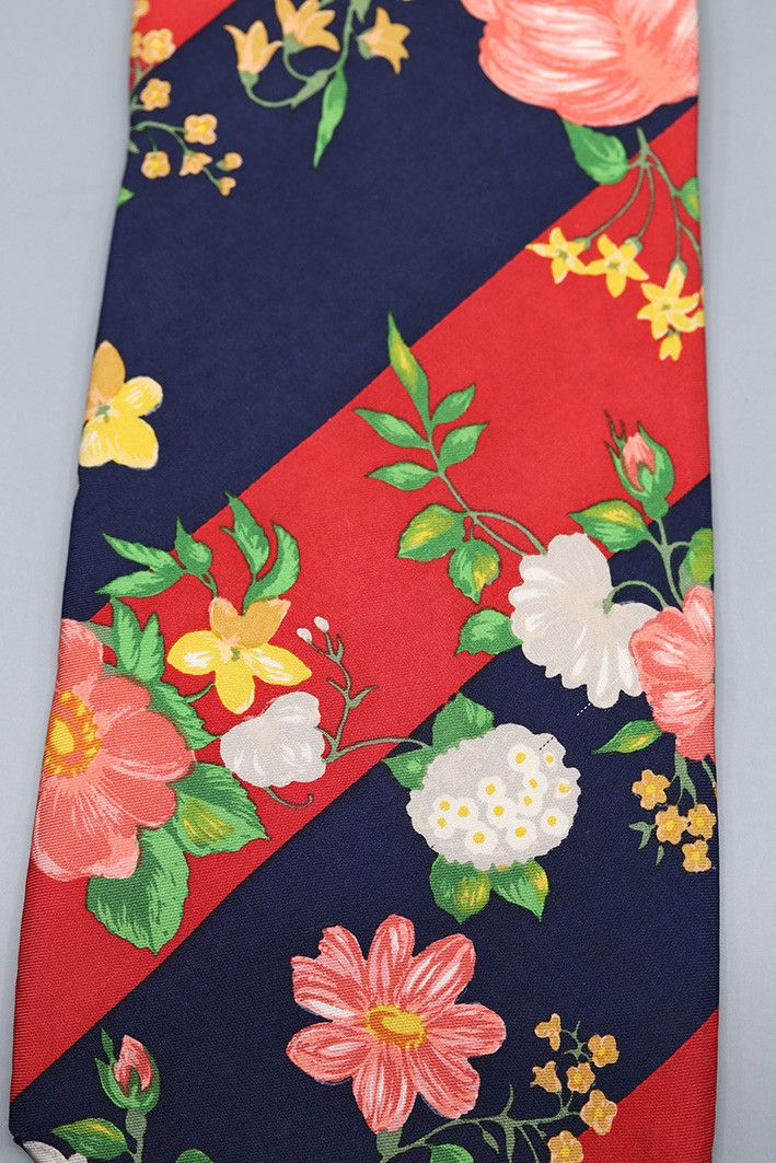 Kenzo Vintage Kenzo Paris Floral Silk Tie Size ONE SIZE - 6 Thumbnail