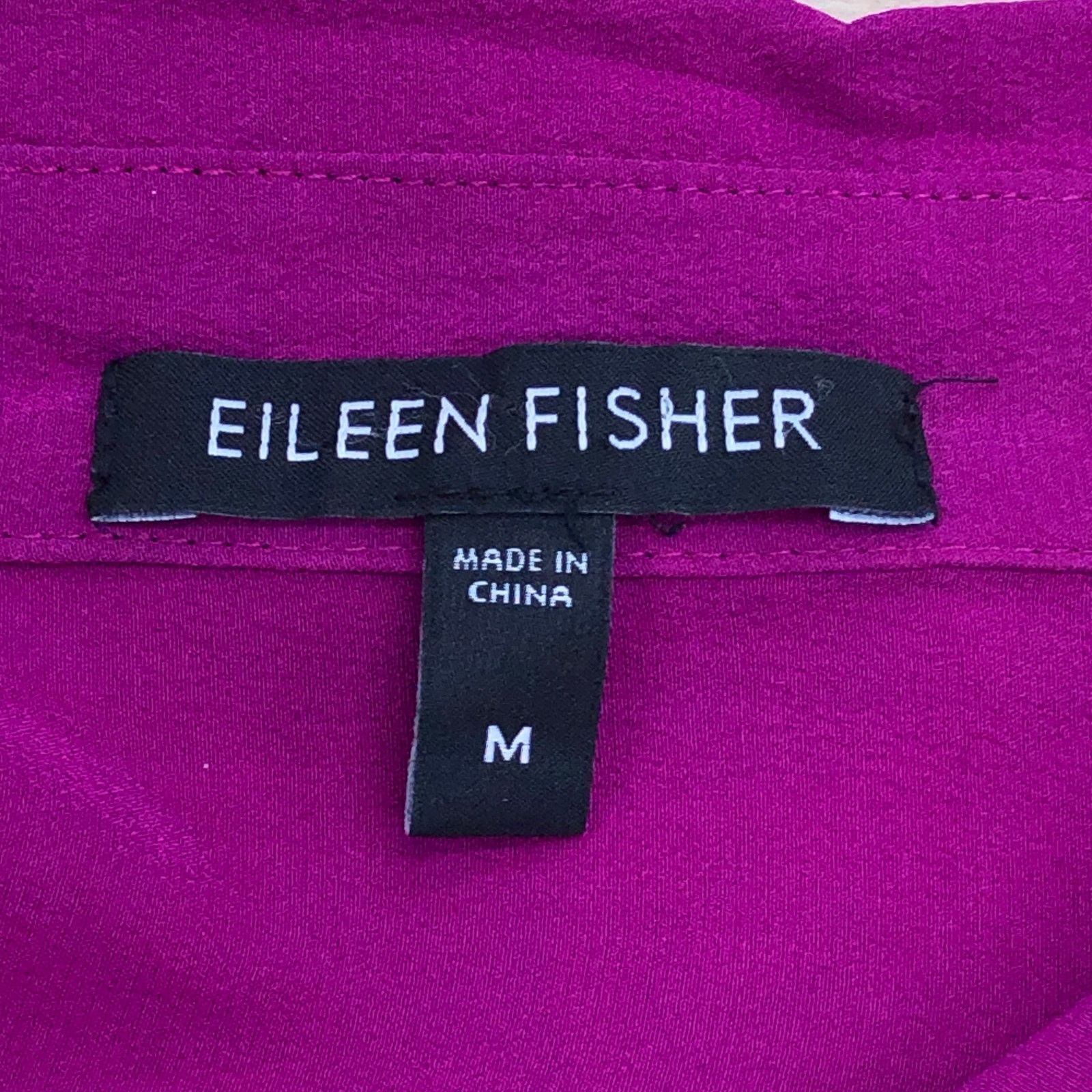 Eileen Fisher Eileen Fisher Size M Tunic Top Hi Low Popover Silk TINY FLAW Size M / US 6-8 / IT 42-44 - 12 Thumbnail