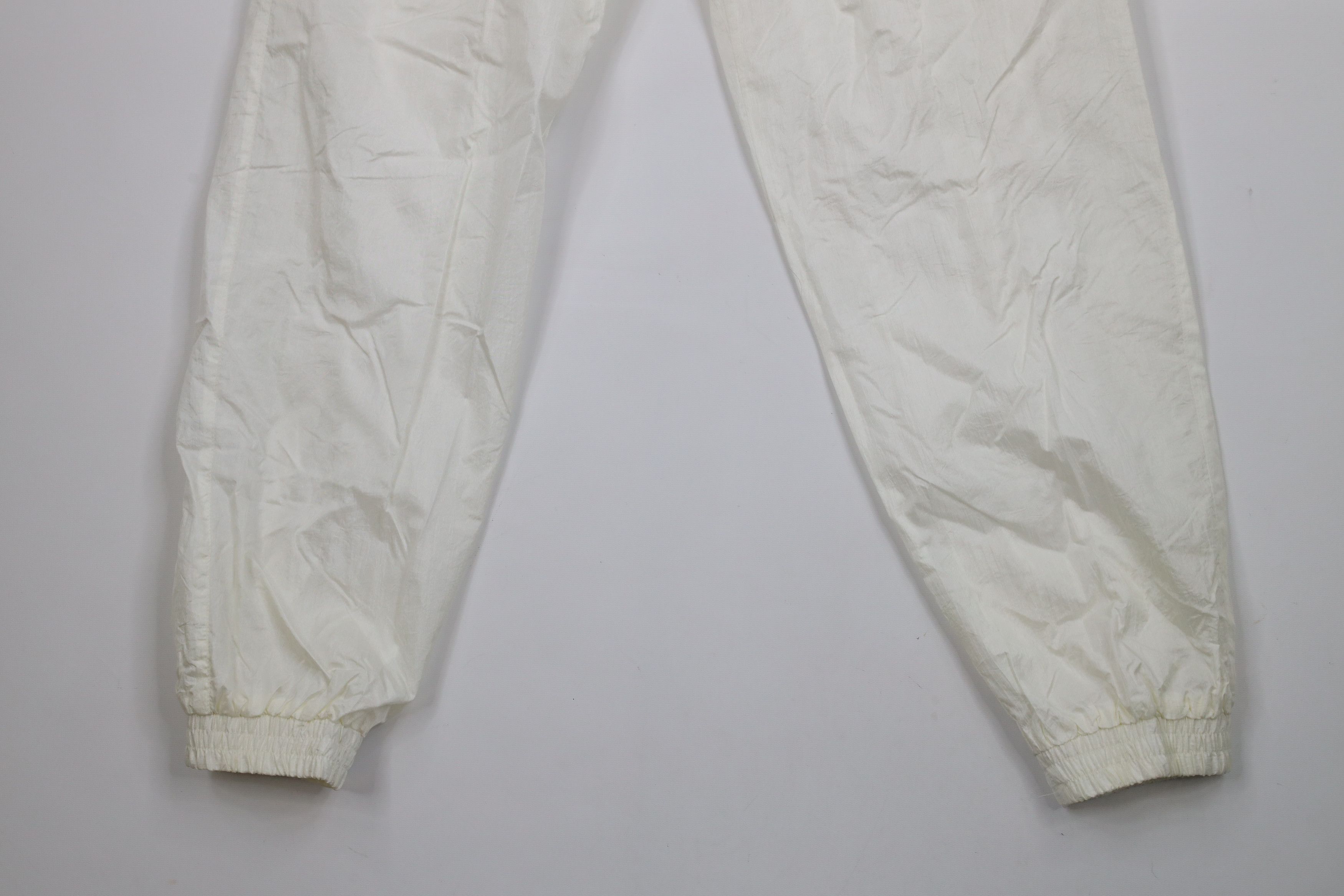 Vintage Vintage 90s Streetwear Lined Windbreaker Joggers Pants White Size 22" - 4 Thumbnail