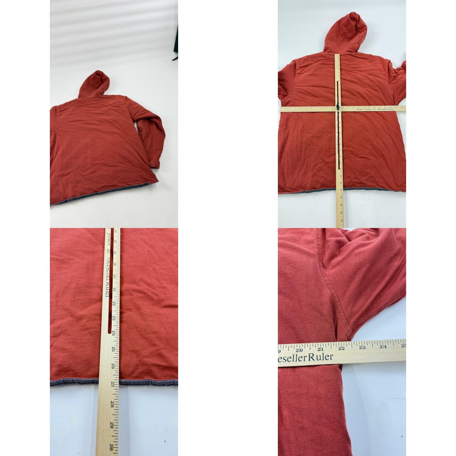 Adidas Adidas Hoodie Mens Large Reversible Pullover Quilted Red Gray Sweatshirt Size US L / EU 52-54 / 3 - 8 Thumbnail