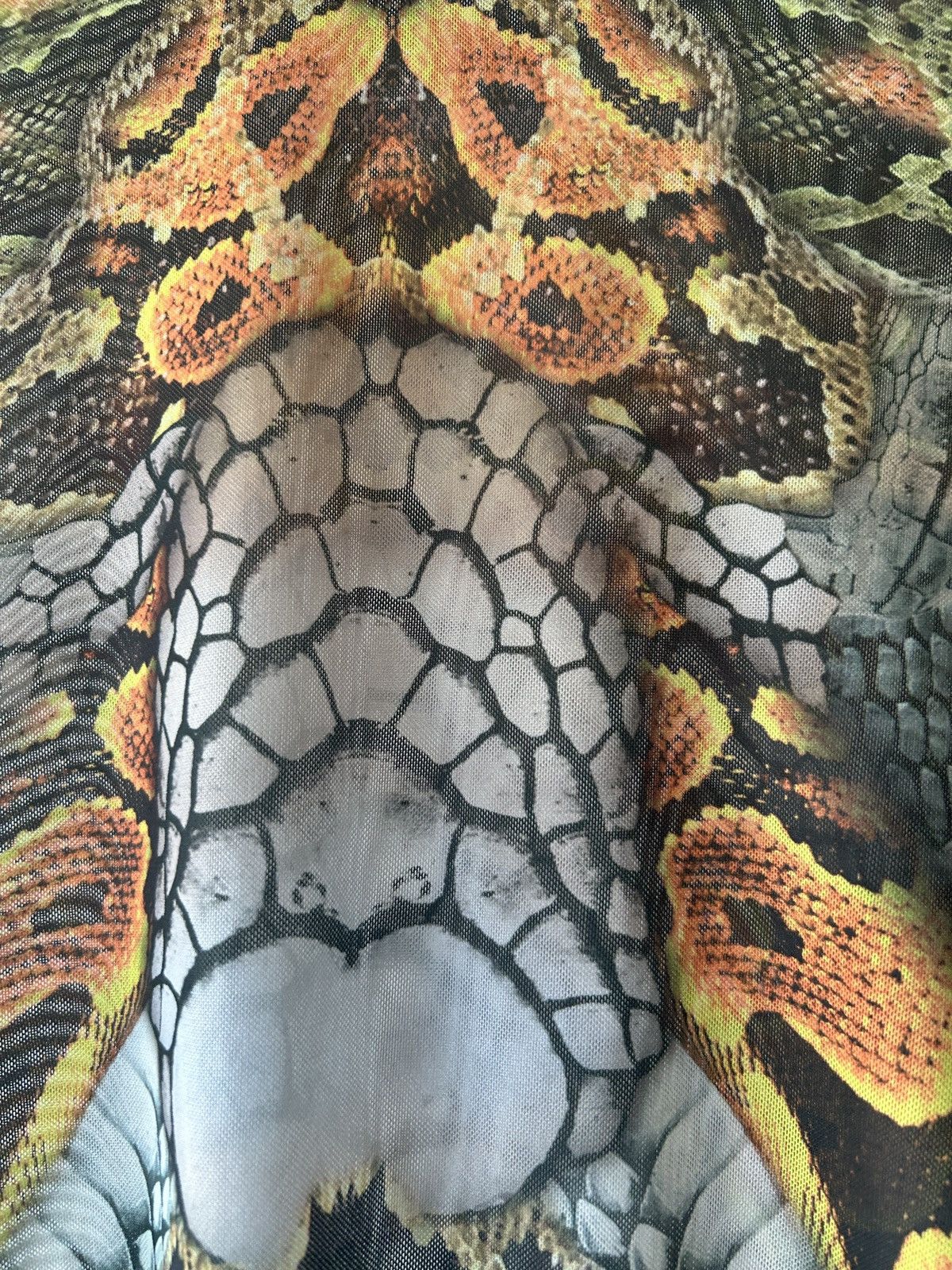Jaded London Sheer Snake Pattern Bodysuit Size M / US 6-8 / IT 42-44 - 4 Thumbnail