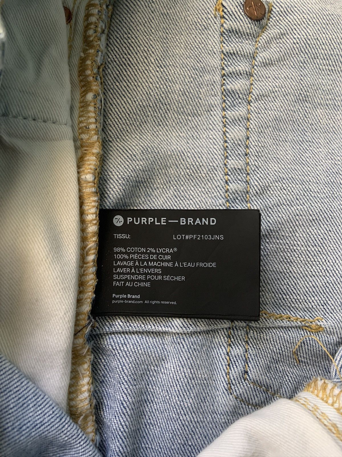 Purple × Purple Brand Purple Brand Skinny Jeans Size US 36 / EU 52 - 5 Thumbnail