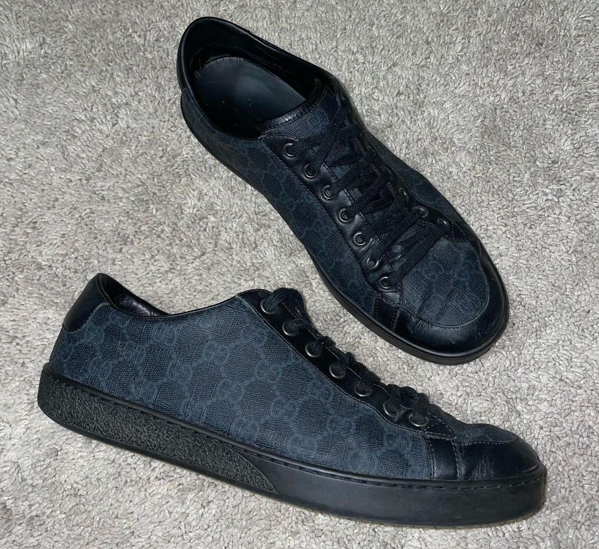 Gucci Gucci GG Canvas Print Shoes Size US 9.5 / EU 42-43 - 1 Thumbnail