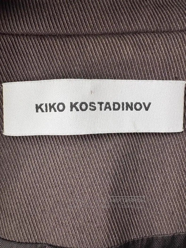 Kiko Kostadinov Kiko Kostadinov Gray stand collar embroidery logo work jac Size US M / EU 48-50 / 2 - 8 Thumbnail