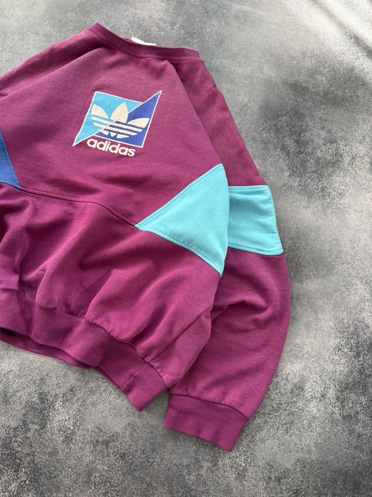 Adidas rare vintage adidas 90s big logo sweatshirt Size US XL / EU 56 / 4 - 3 Thumbnail
