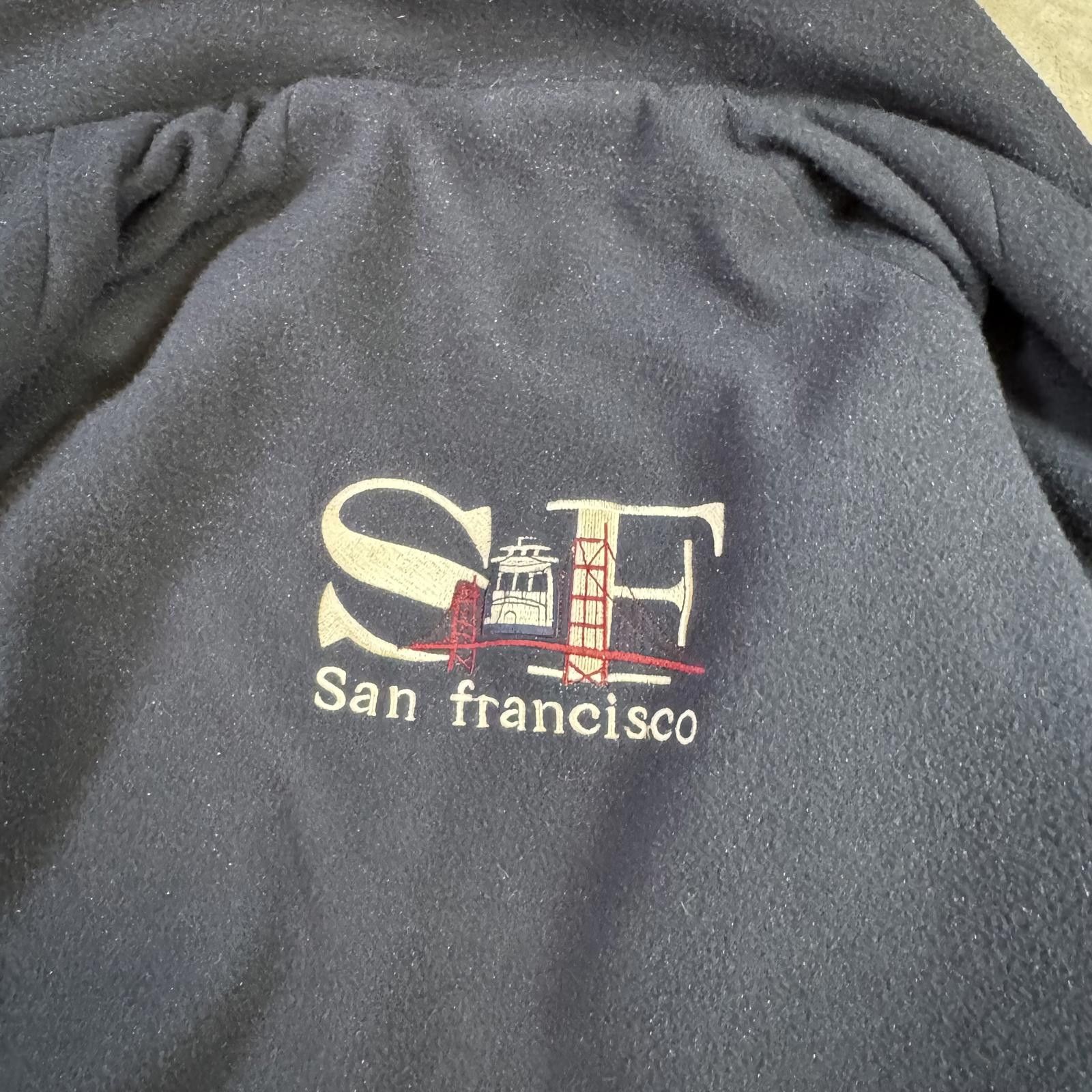 Designer Reversible San Francisco Golden Gate Jacket Embroidered Size ONE SIZE - 7 Thumbnail