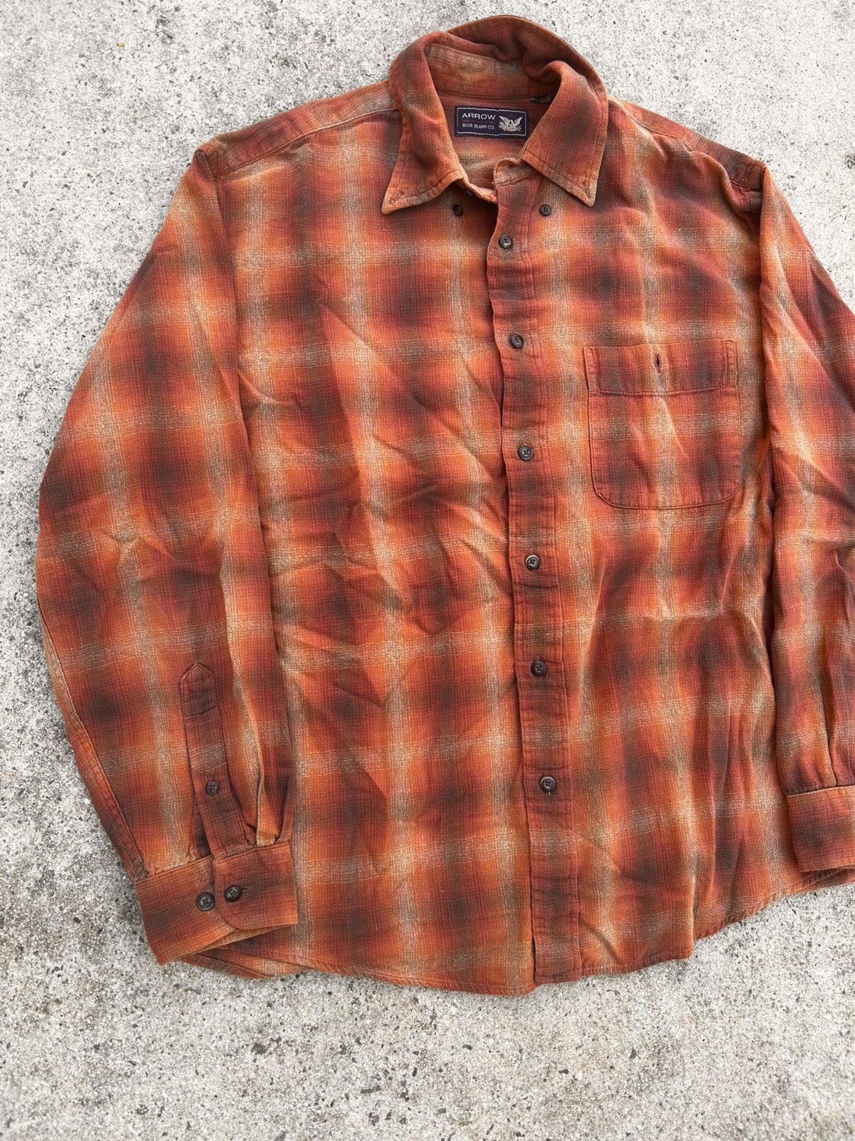 Arrow Super clean vintage arrow flannel button up Size US L / EU 52-54 / 3 - 2 Thumbnail