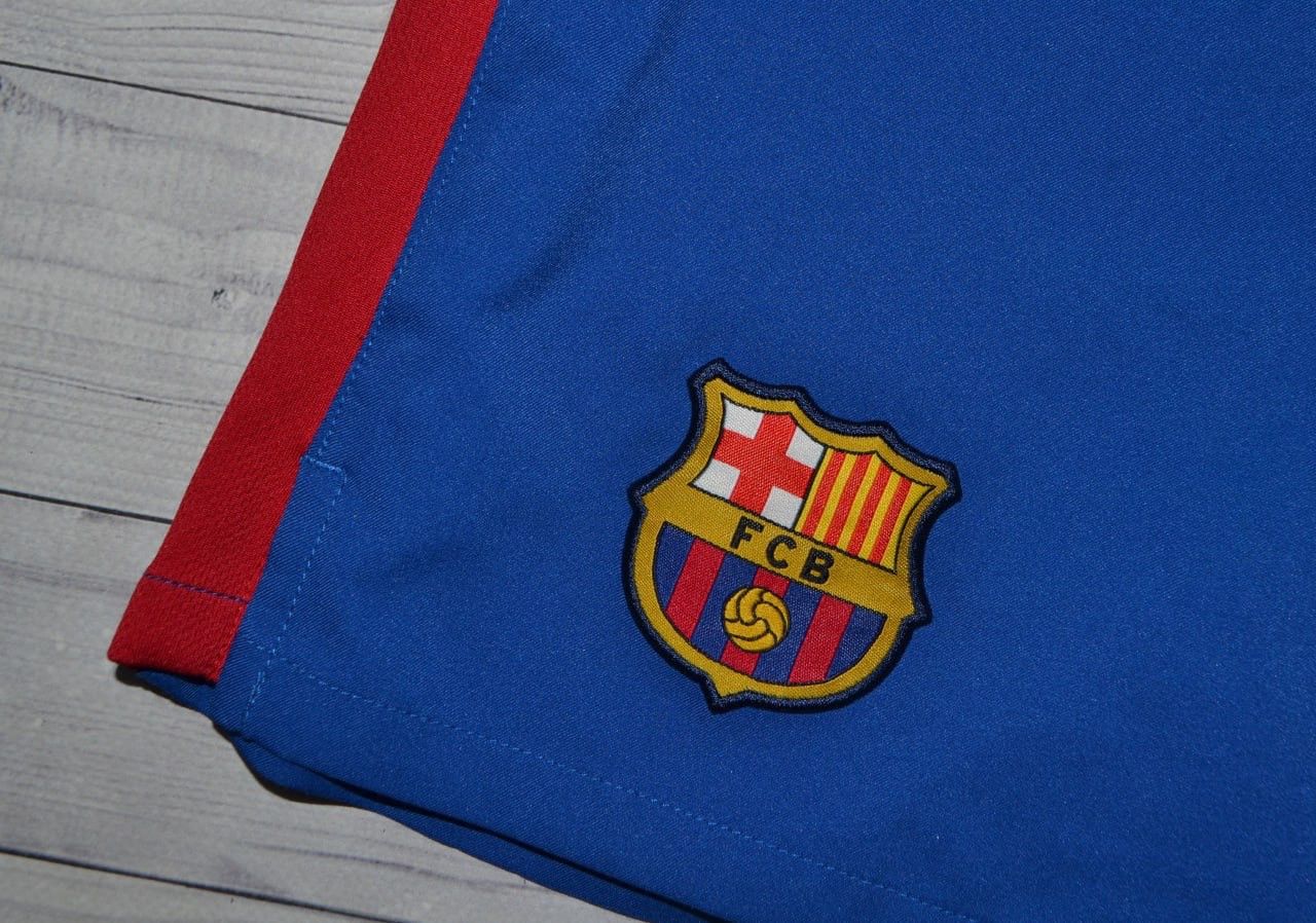 Nike FC Barcelona 2008 Football Soccer Shorts NIKE Size XL Blue Size US 36 / EU 52 - 2 Thumbnail