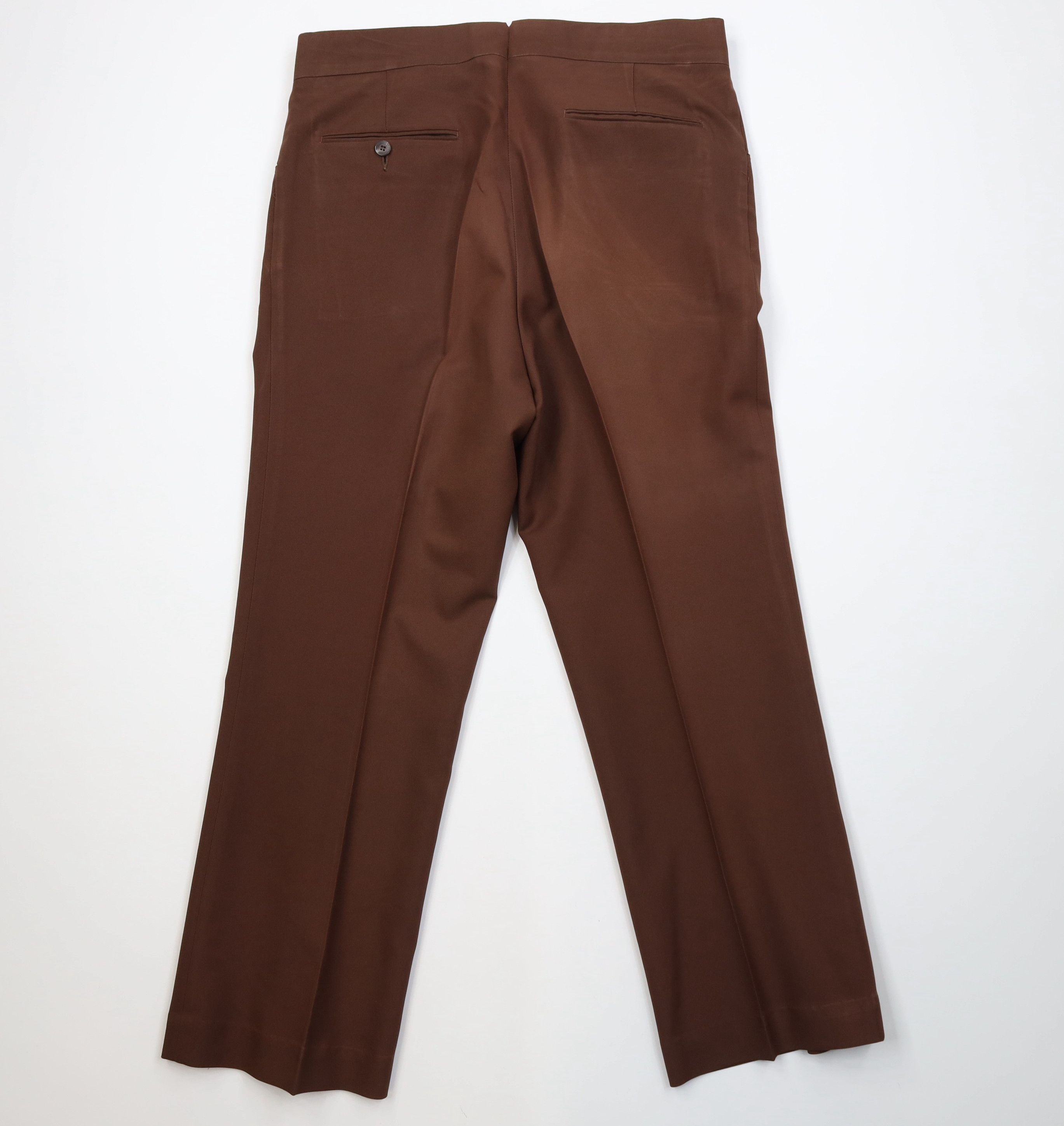 Vintage Vintage 70s Streetwear Knit Bell Bottoms Chino Pants Brown Size US 36 / EU 52 - 10 Thumbnail