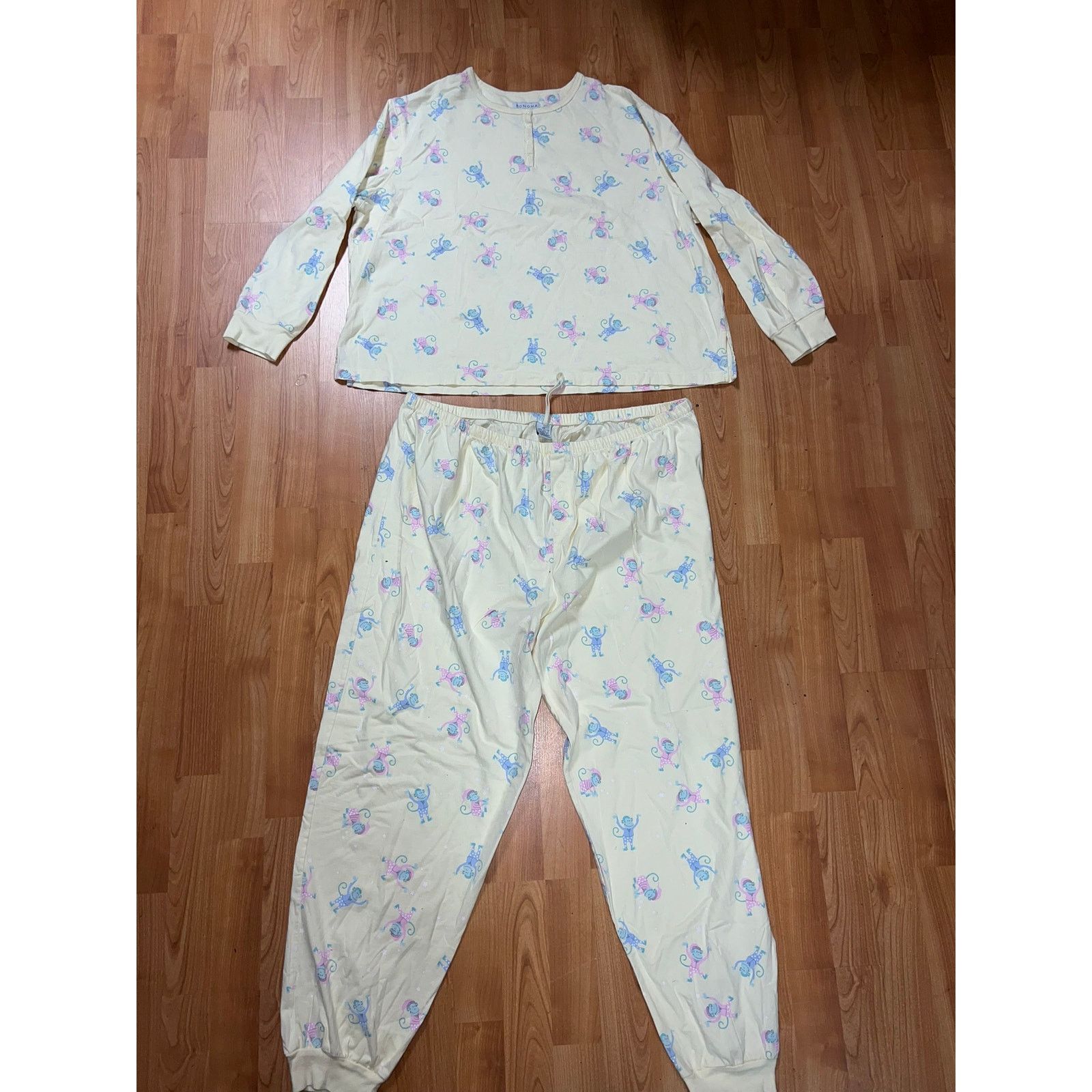 Vintage Womens Sonoma Lifestyles Pajama Set Top Bottoms Pajama 2X Size XXL / US 16-18 / IT 52-54 - 1 Thumbnail