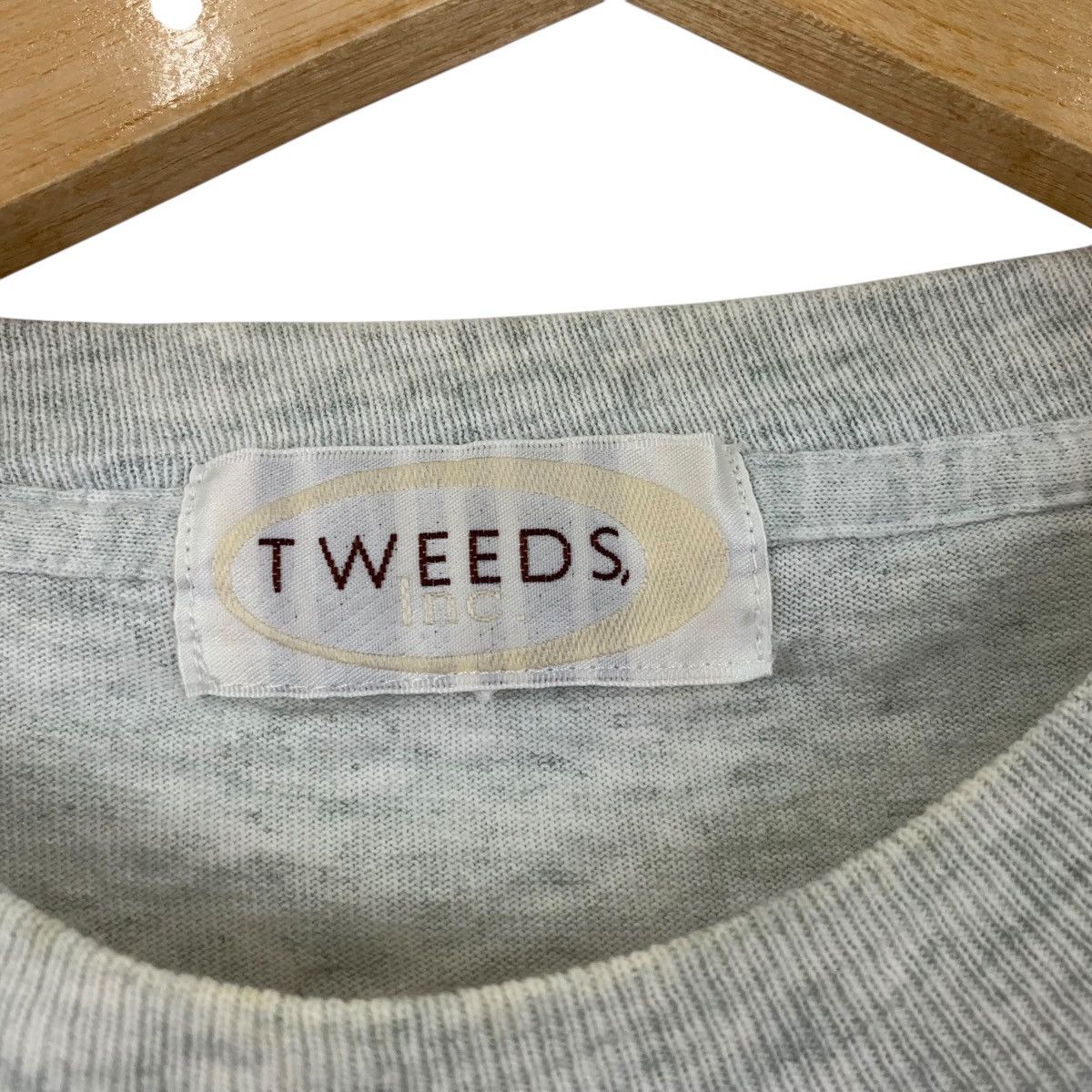 Vintage Vintage 90’ TWEEDS CLOTHING INC Single Needles Stitches T Size M / US 6-8 / IT 42-44 - 6 Thumbnail