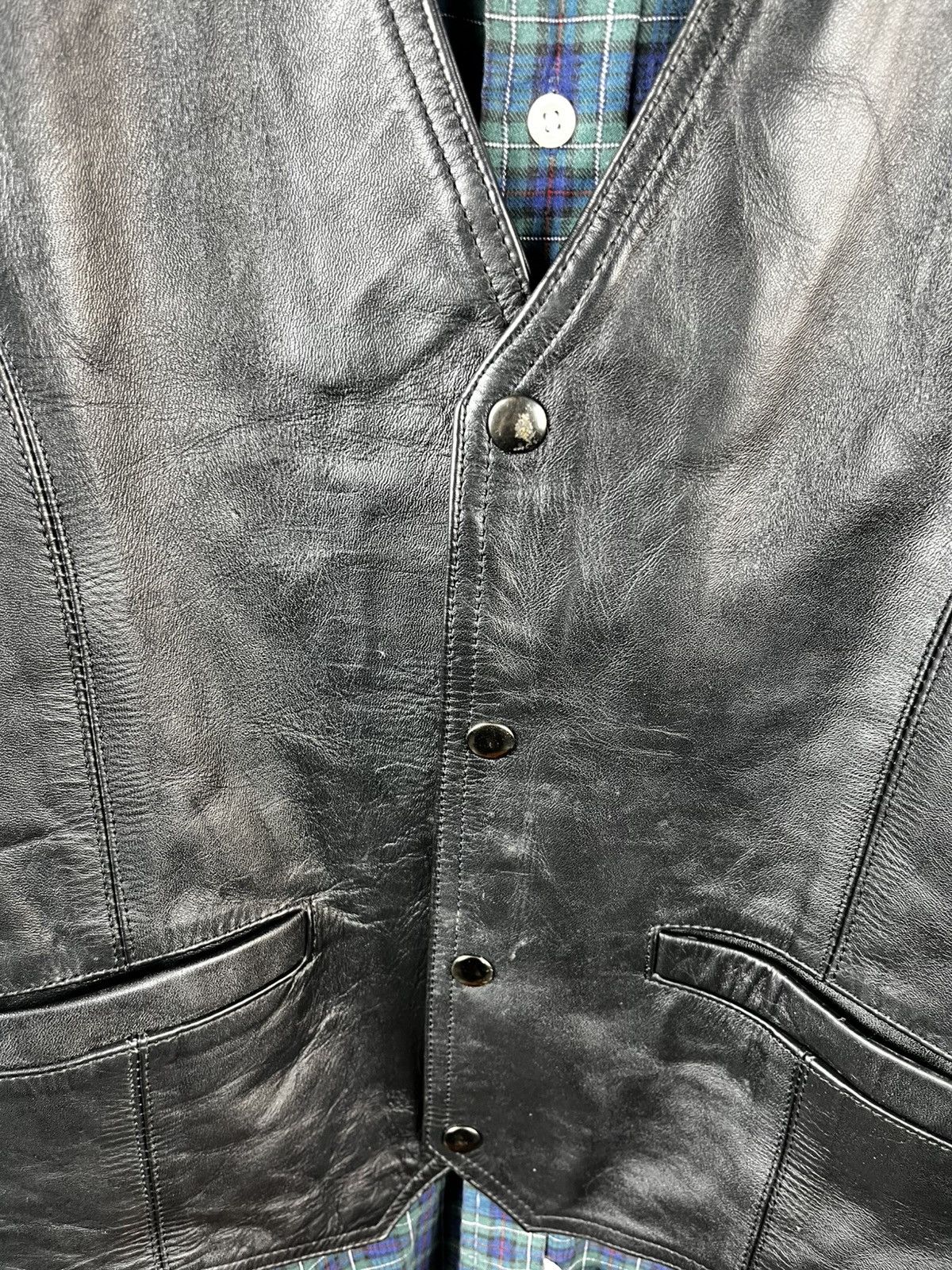 Schott Charlie leather vest vintage Size US L / EU 52-54 / 3 - 11 Thumbnail