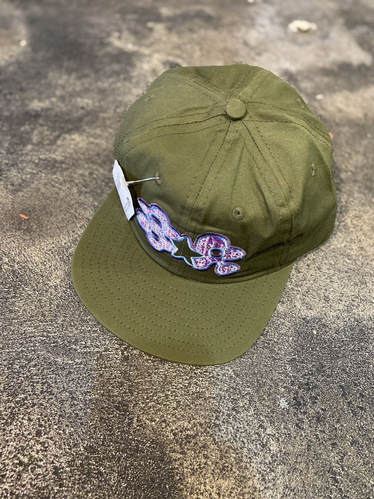 Stray Rats Stray Rats Unity Embroidered Cap Army Green Size ONE SIZE - 1 Thumbnail