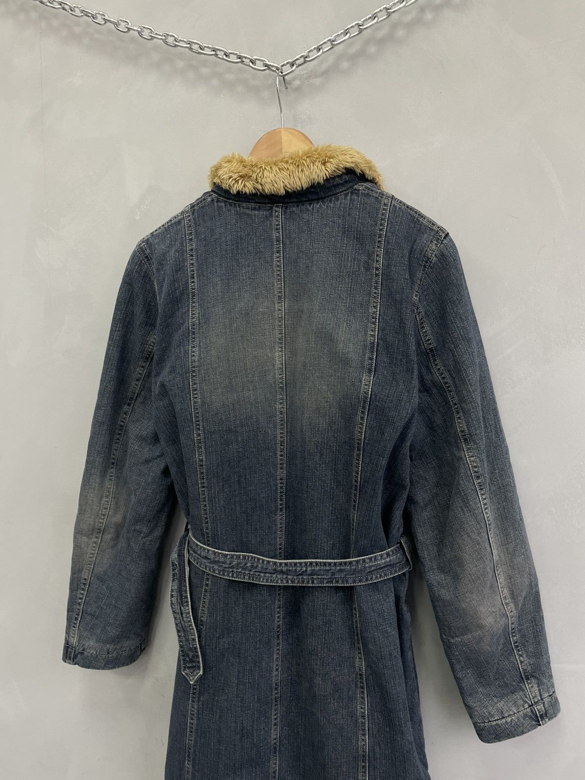 If Six Was Nine Rare denim Diesel style long coat hype if six was nine y2k Size US M / EU 48-50 / 2 - 8 Thumbnail