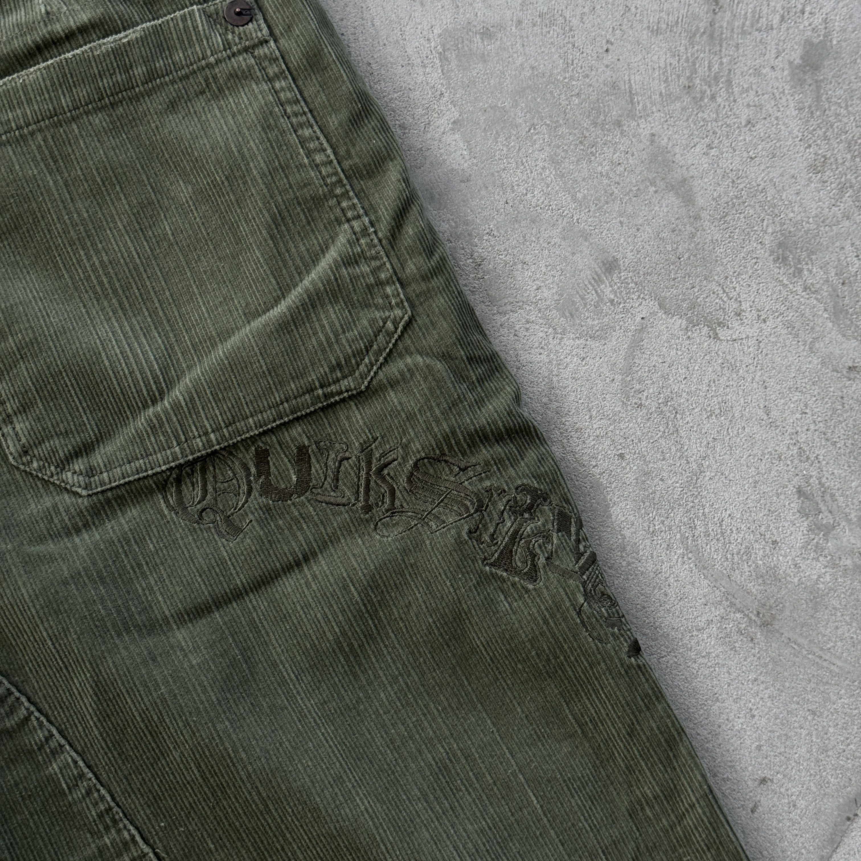 Quiksilver Quiksilver Corduroy Skate Cargo Pants Green Cord 36 Size US 36 / EU 52 - 8 Thumbnail