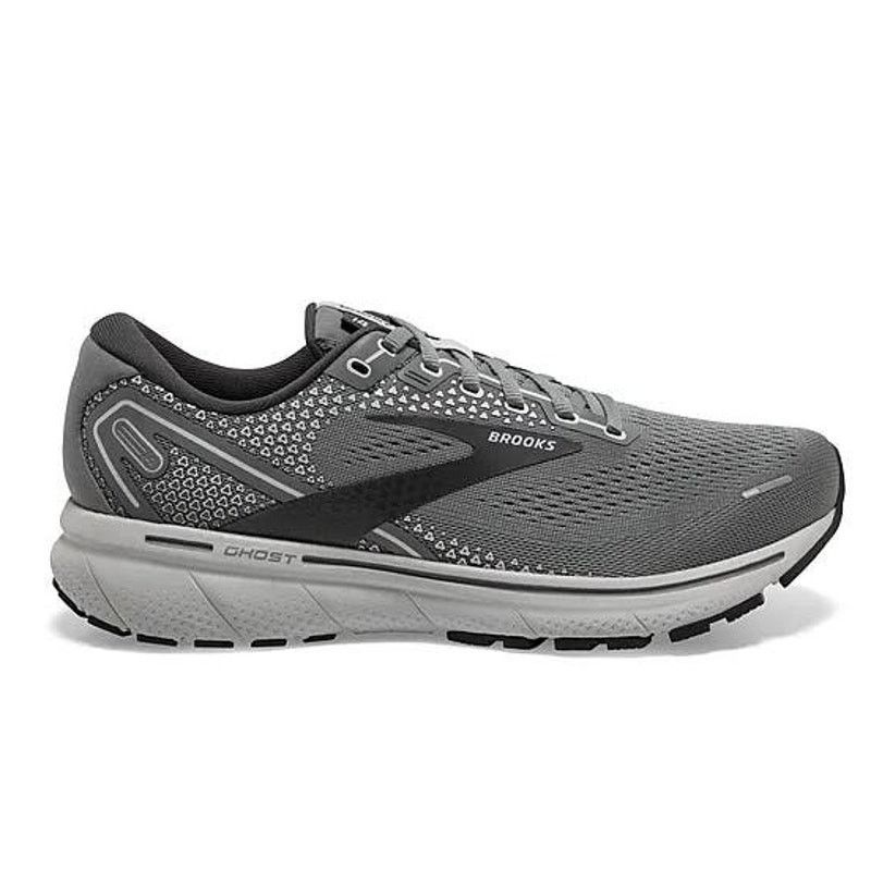 Brooks Ghost 14 Running Shoes Mesh Low Lace Up Gray 10 4E in Grey, Men's