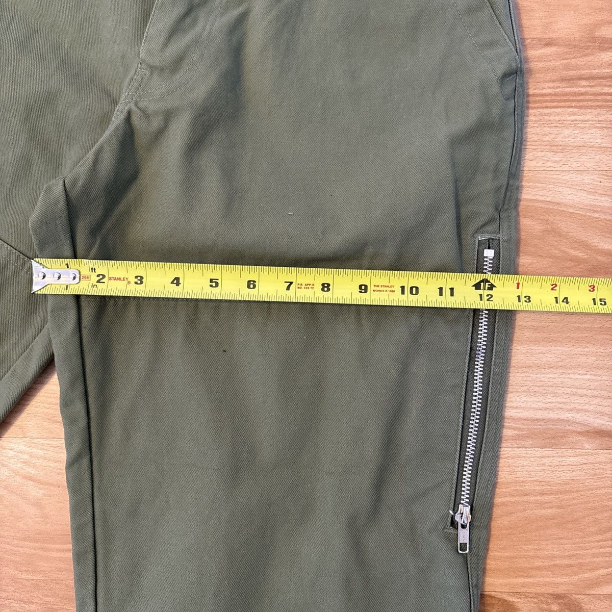 Cav Empt NEW Cav Empt Side Zip Pant in Green Made In Japan - Size M Size US 30 / EU 46 - 14 Thumbnail