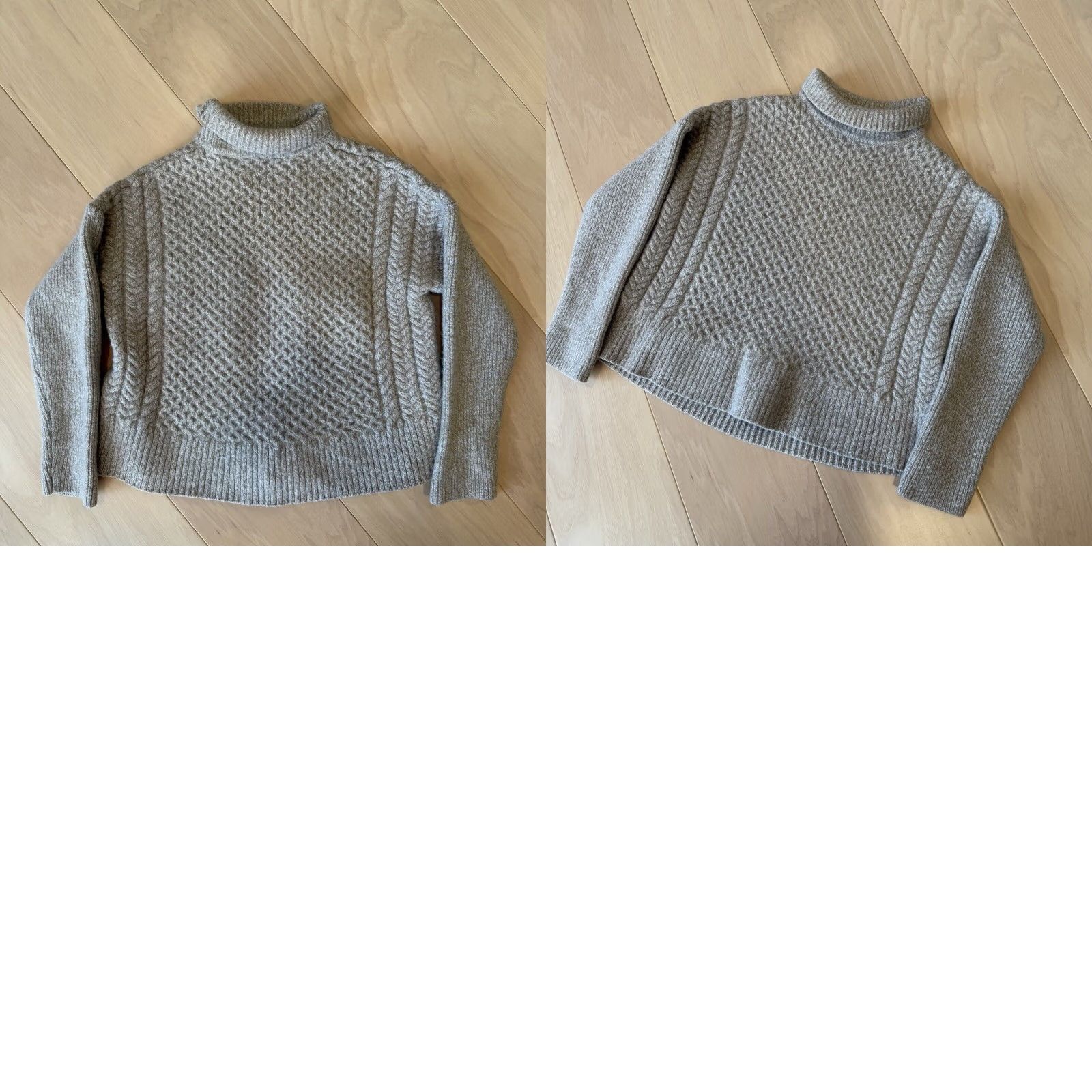 AYR AYR Le Square Sweater Women's S Oatmeal Wool Knit Pullover Studded Logo Bohemian 90s Angl—wait. Size S / US 4 / IT 40 - 8 Thumbnail