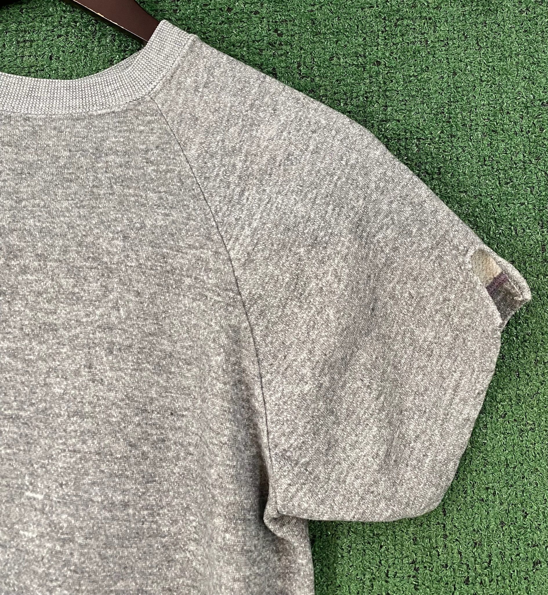Vintage 80’s Grey Blank Raglan Short Sleeve Sweatshirt Small Size US S / EU 44-46 / 1 - 3 Thumbnail