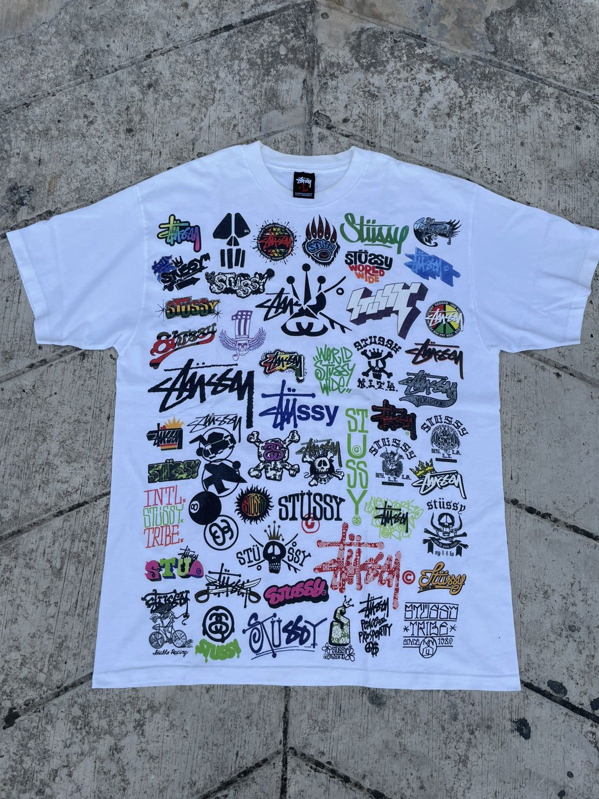Stussy Stussy All Logo Size US XL / EU 56 / 4 - 1 Thumbnail
