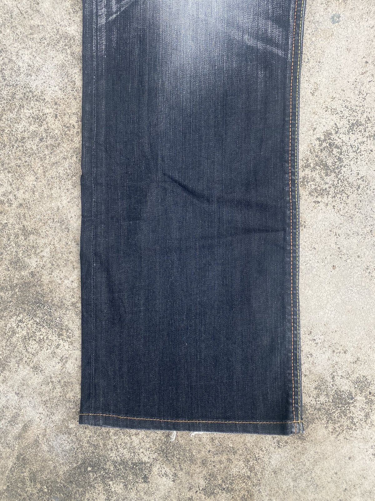 Edwin × Vintage Flare Jeans Vintage y2k Edwin Distress Clawmark Bootcut Size US 35 - 4 Thumbnail