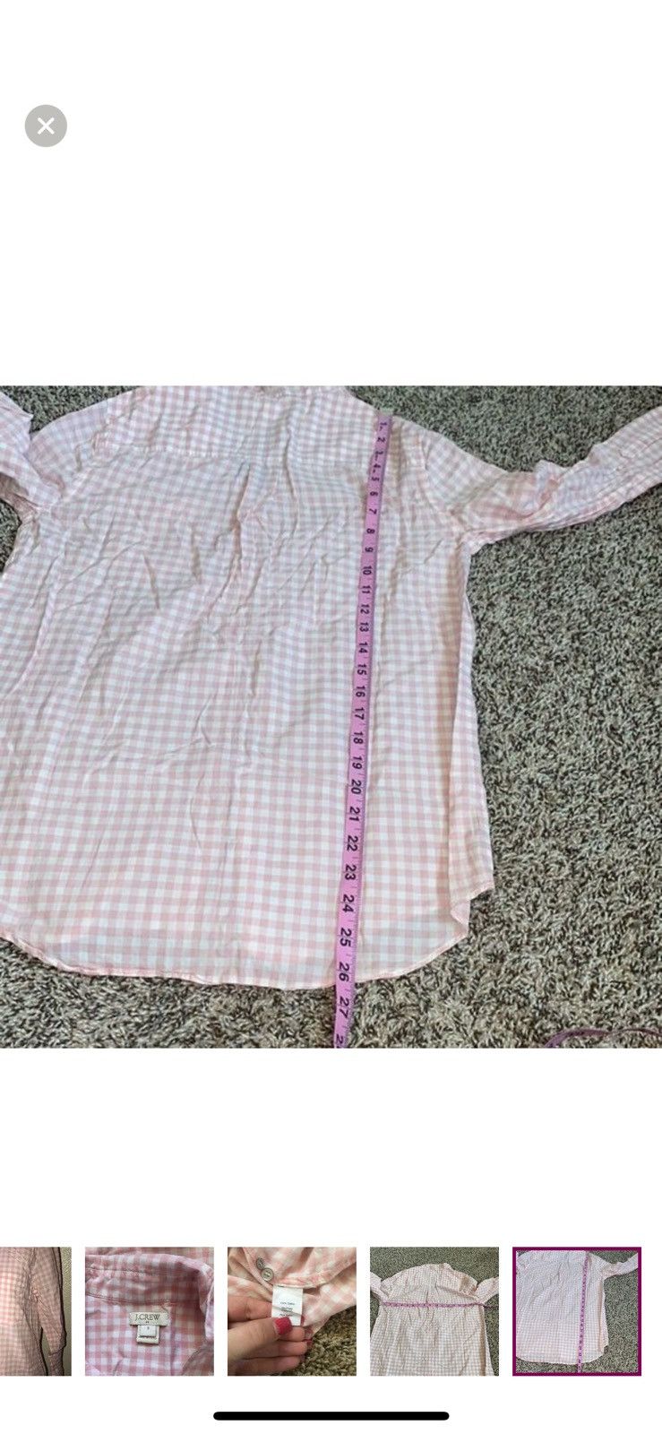 J.Crew J. Crew small boy fit plaid button down shirt Size S / US 4 / IT 40 - 6 Thumbnail