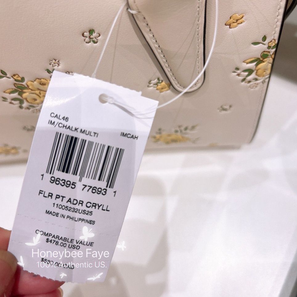 Coach NWT COACH Andrea Carryall Bag With Floral Print CAL46 Size ONE SIZE - 5 Thumbnail