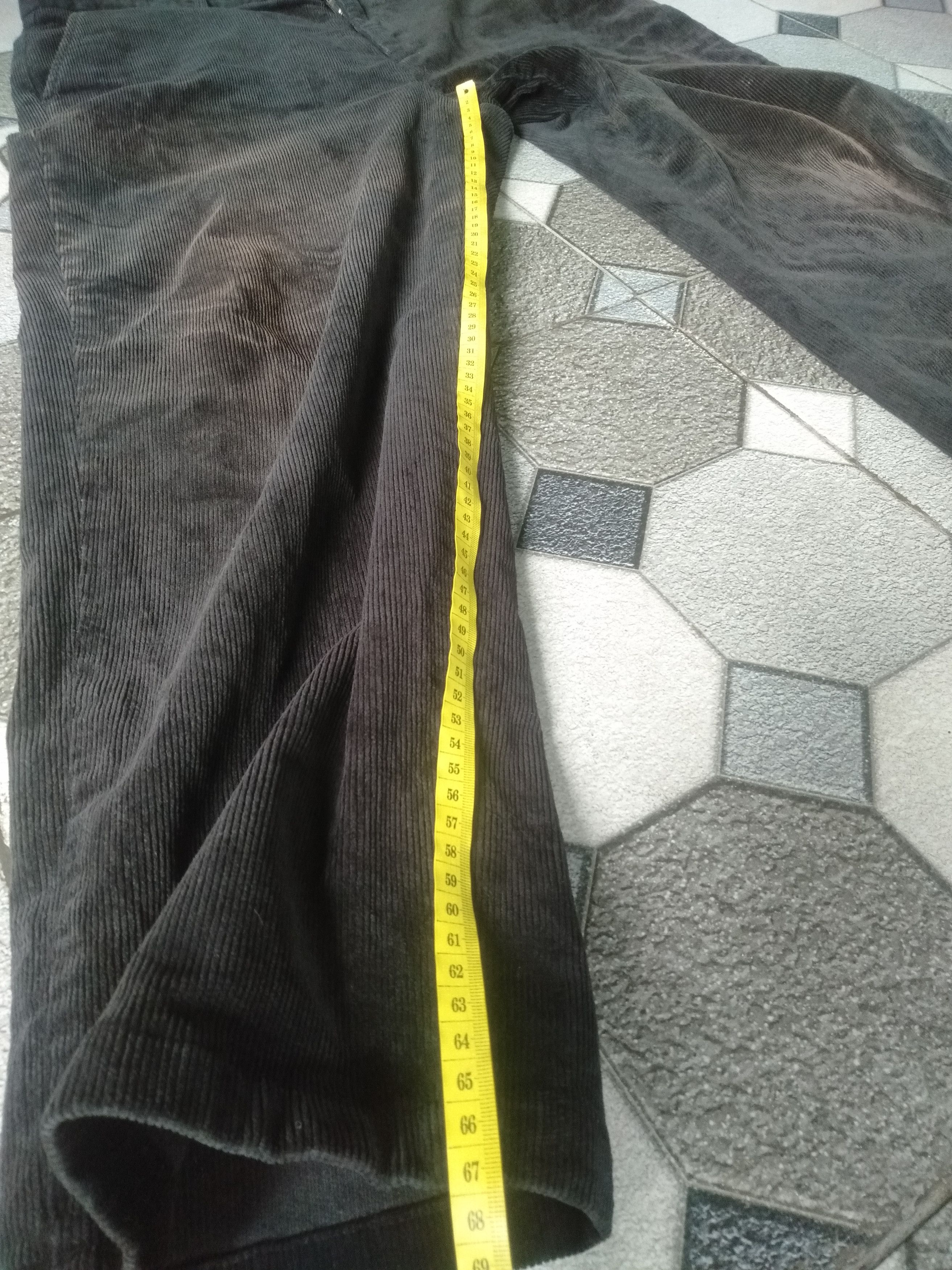 Issey Miyake Musinsa Standard Faded Black Corduroy Jeans Size US 34 / EU 50 - 7 Thumbnail