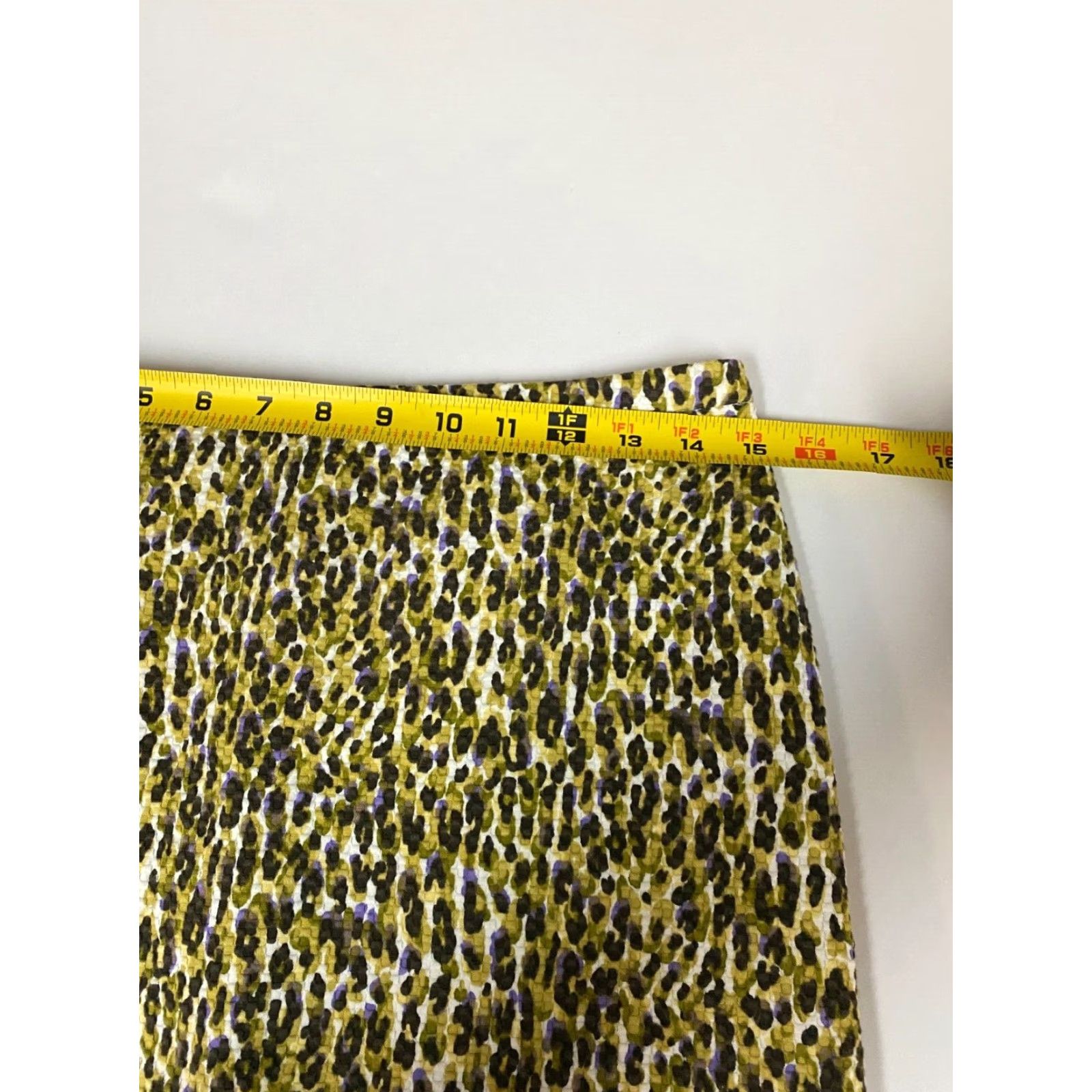 J.Crew J.CREW Skirt Women's 6 Green Straight Pencil Zip Knit Cotton Knee Length Casual Size 28" / US 6 / IT 42 - 6 Thumbnail