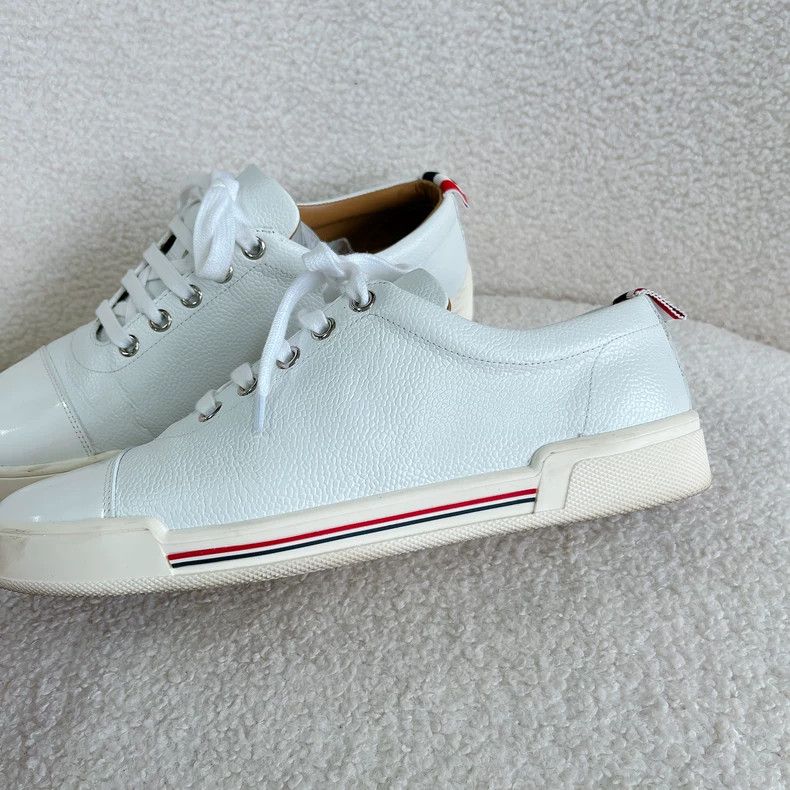 Thom Browne Thom Browne All white sneakers Size US 5 / EU 37 - 3 Thumbnail