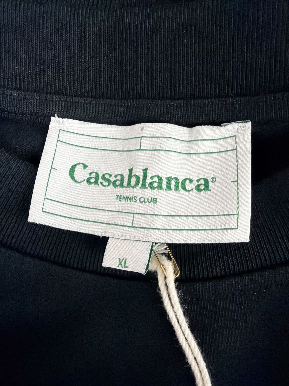 Casablanca Casablanca Tee Tennis Club Black Size US XL / EU 56 / 4 - 2 Thumbnail