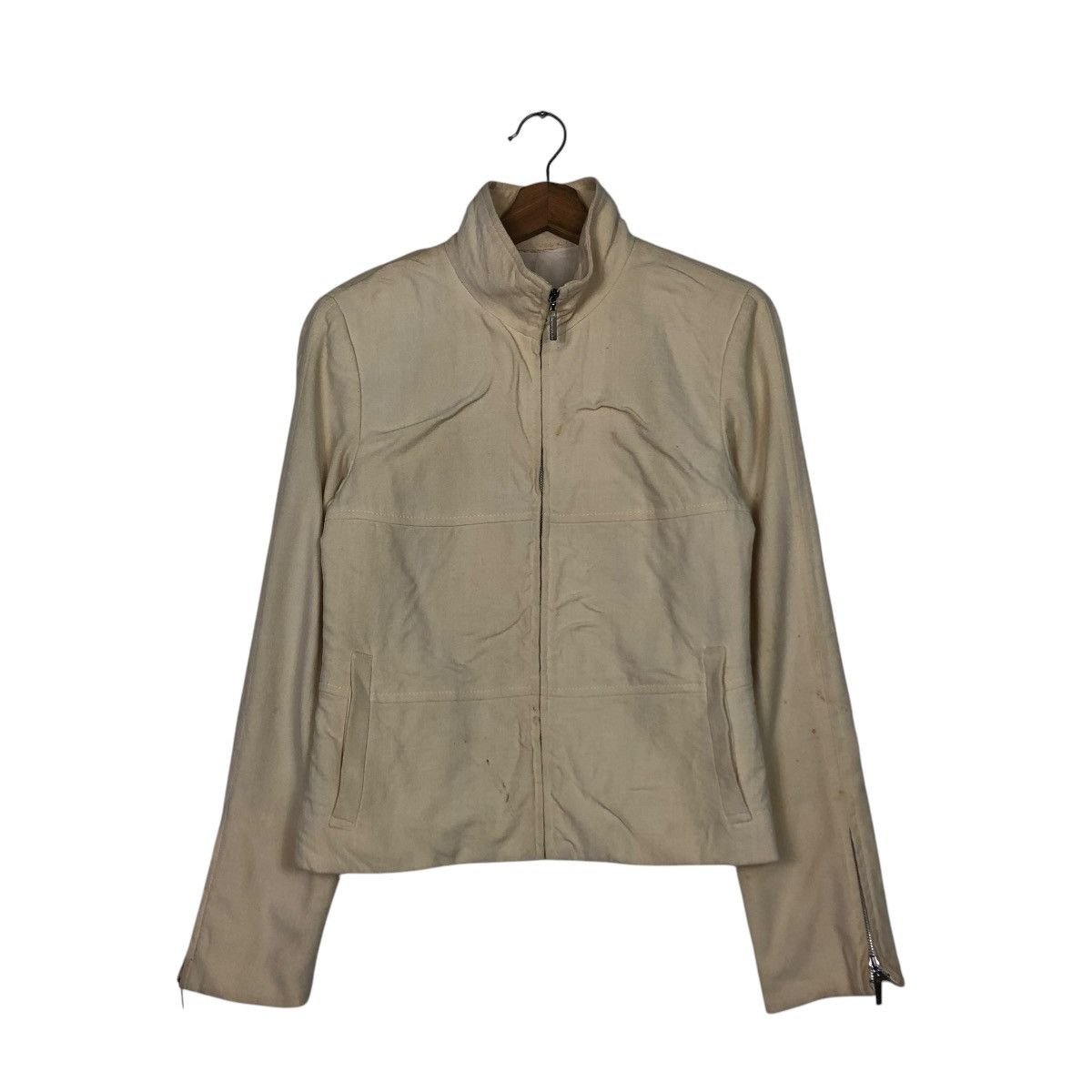 Vintage 🔥VINTAGE CROPPED BIKER JACKET NOVESPAZIO ISSEY MIYAKE Size US S / EU 44-46 / 1 - 3 Thumbnail