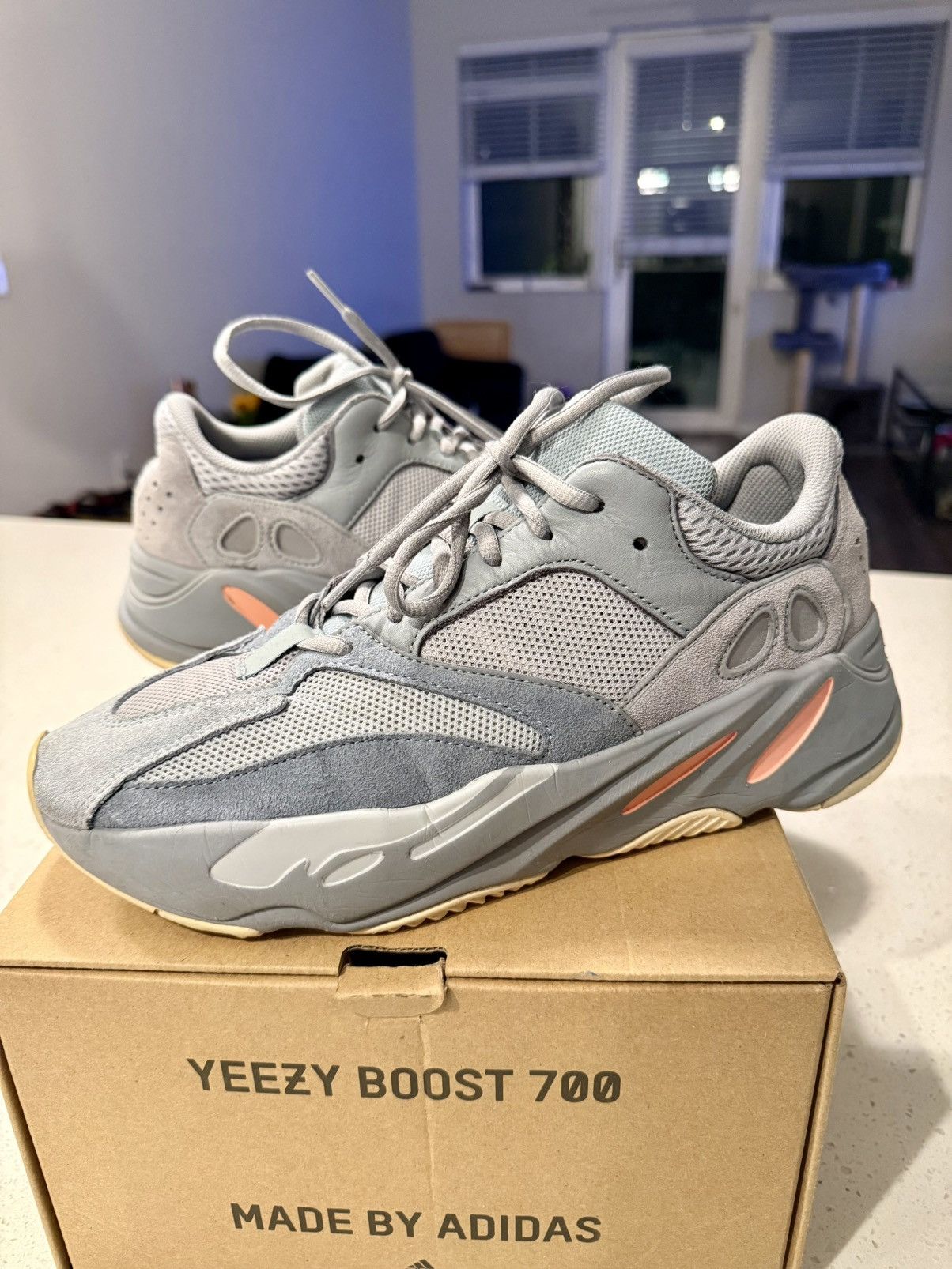 Adidas × Yeezy Yeezy Boost 700 ‘Inertia’ Size 10 w/ Original Box Size US 10 / EU 43 - 10 Thumbnail