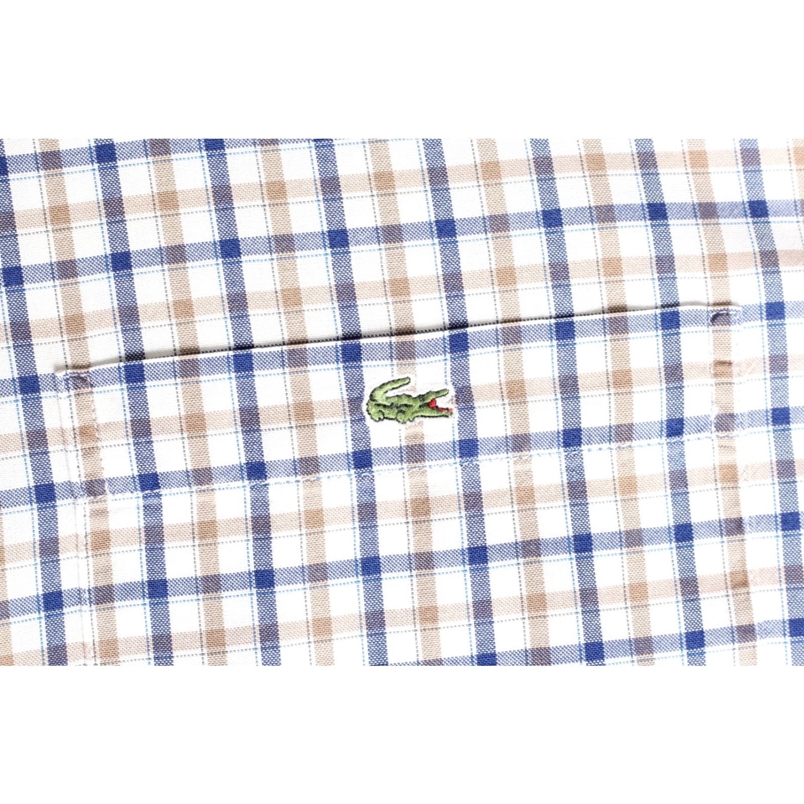 Lacoste LACOSTE Oxford Shirt Men XL Long Sleeve Button-Up Check Multicoloured 40 Size 40 Regular Eight? Size US L / EU 52-54 / 3 - 4 Thumbnail