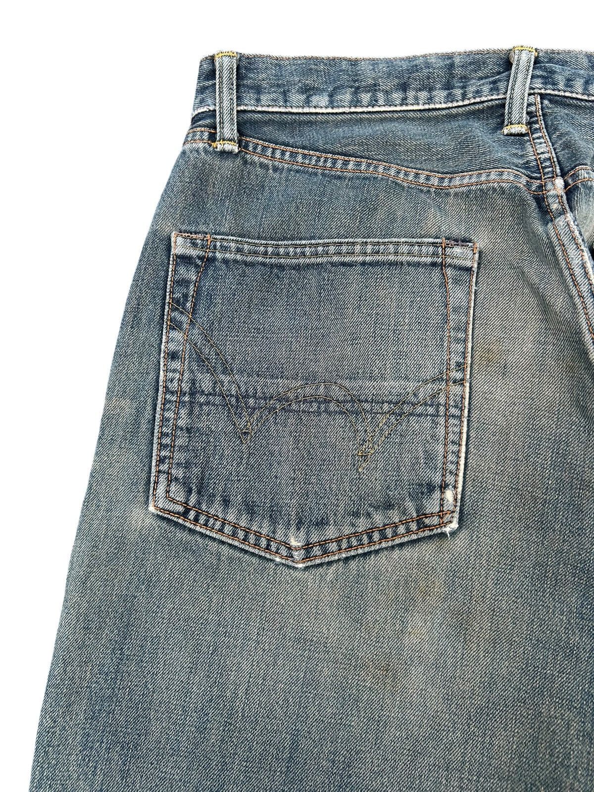 Kapital Vintage Edwin 505 Selvedge Rusty Baggy Distressed Denim jean Size US 32 / EU 48 - 10 Thumbnail