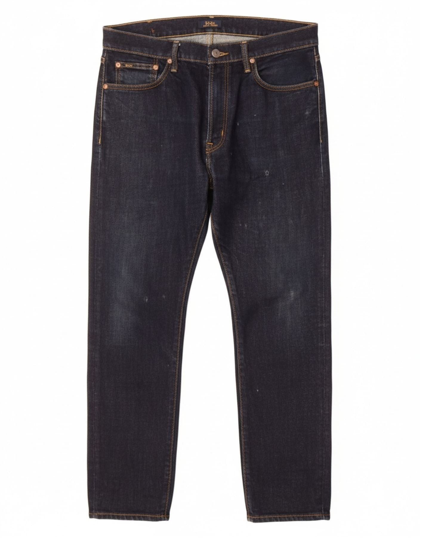 Polo Ralph Lauren Womens Skinny Jeans W34 L29 Navy Blue Cotton Size 24" / US 00 / IT 34 - 1 Thumbnail