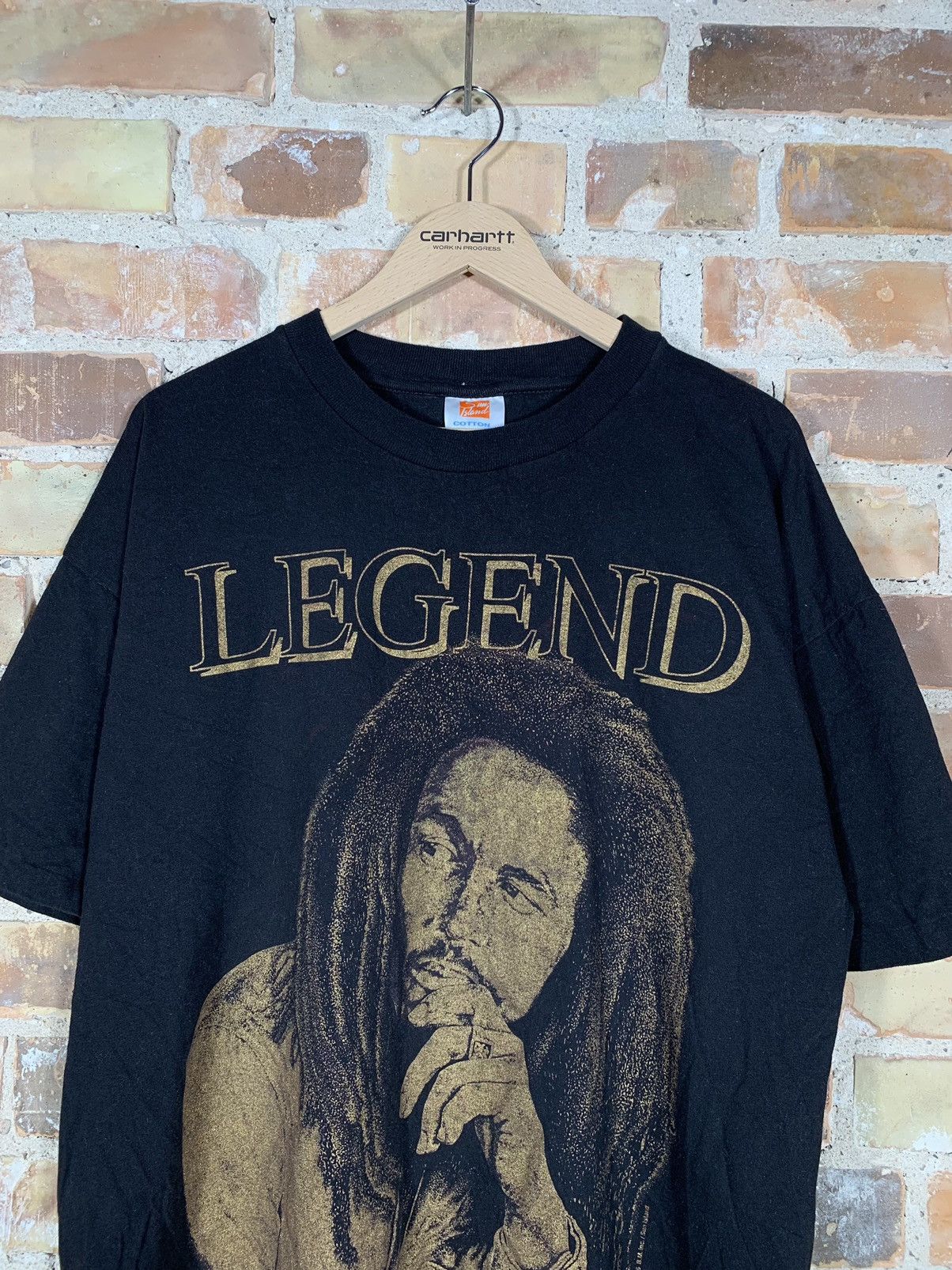 Rap Tees × Vintage Vintage 1996 Bob Marley Legend T Shirt Tee Single Stitch Size US XXL / EU 58 / 5 - 2 Thumbnail