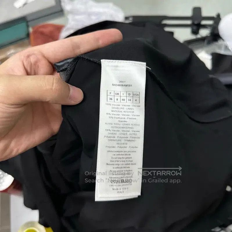 Dior Dior Black Short Sleeve Dress for Women . Size S / US 4 / IT 40 - 6 Thumbnail