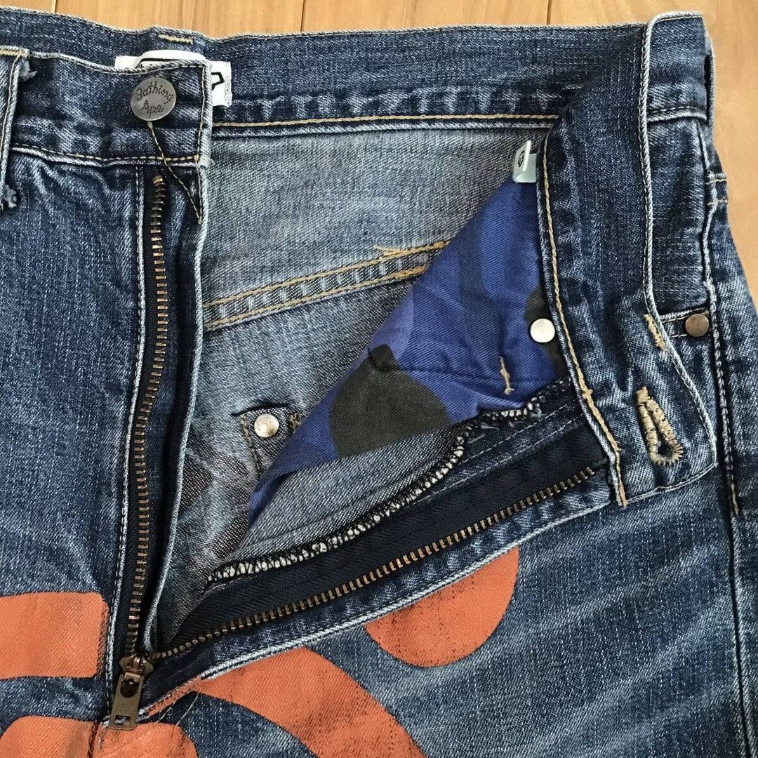 Bape BAPE Milo Face Denim Pants a bathing ape NIGO ★size S Size US 30 / EU 46 - 7 Thumbnail