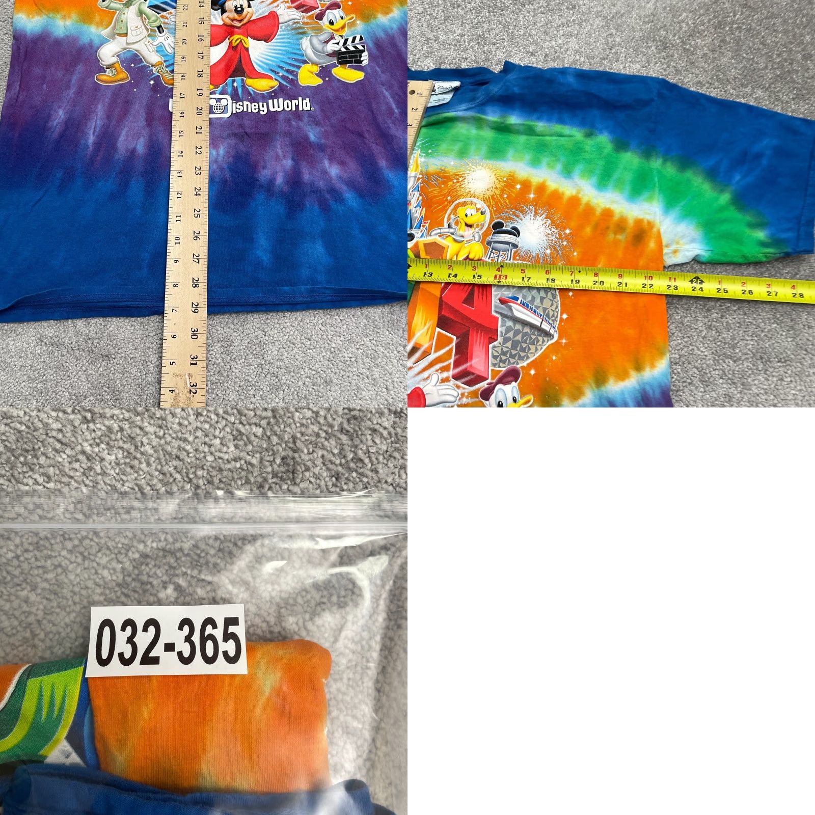 Disney Disney Mickey Tie-Dye T-Shirt Mens XL Multicolor Crew Neck Short Sleeve 2010-2019 Cartoon Fashion Best Seller Size US XL / EU 56 / 4 - 8 Thumbnail