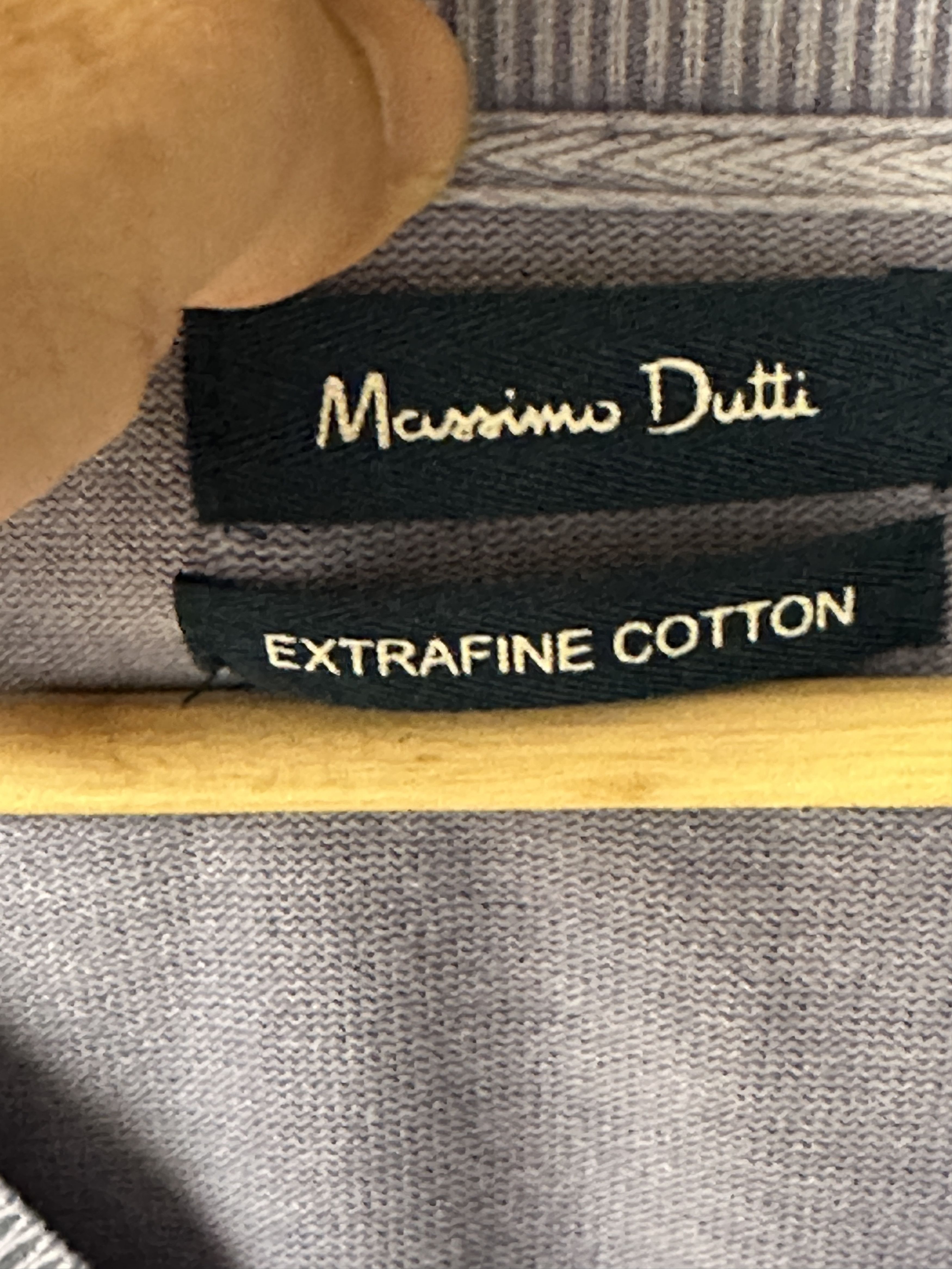 Massimo Dutti Massimo Dutti Men's Light Purple V-Neck Sweater Size US L / EU 52-54 / 3 - 2 Thumbnail