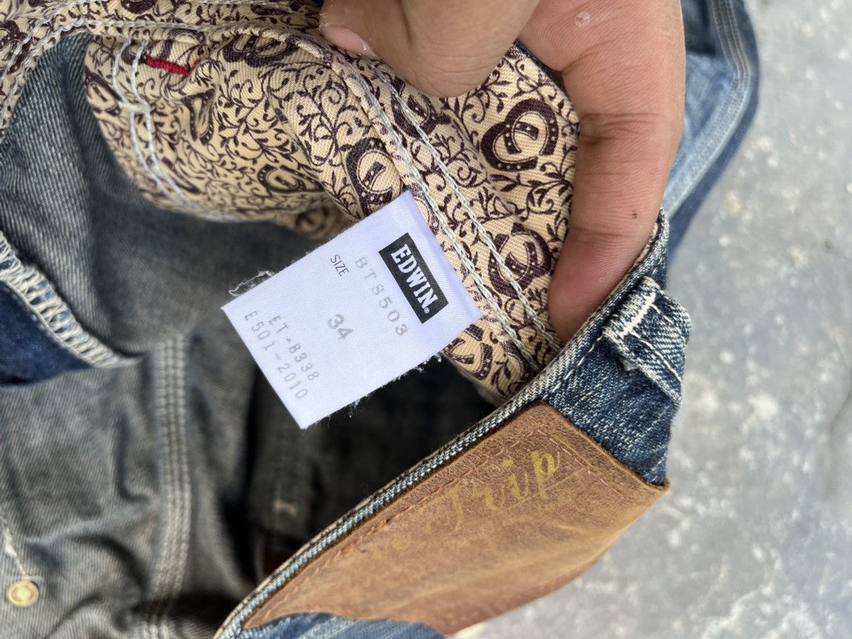 Beauty Beast × Edwin × Hysteric Glamour Edwin 503 Blue Trip Denim Size US 36 / EU 52 - 16 Thumbnail