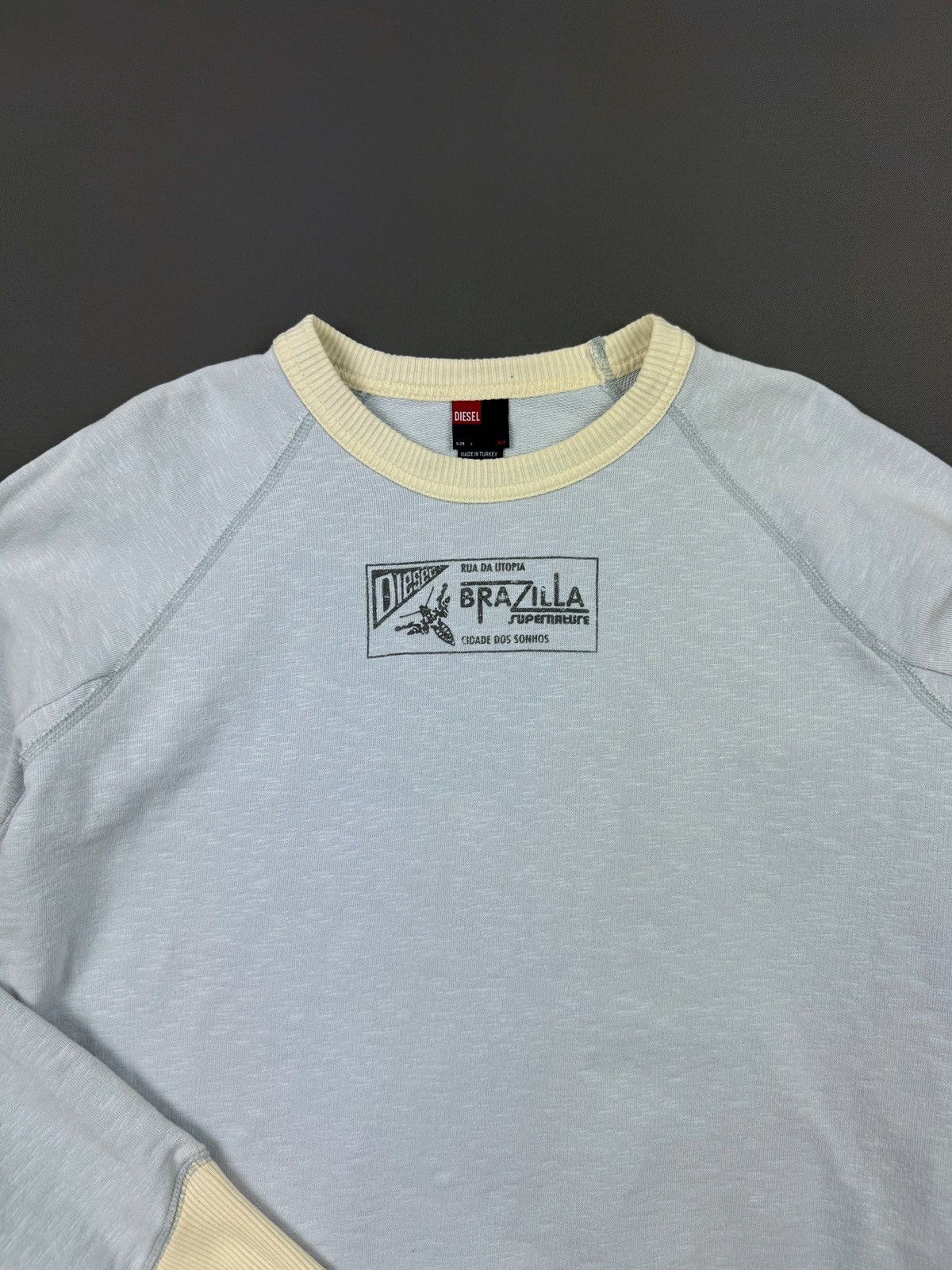 Diesel × Vintage Y2K Vintage Diesel Brazilla SuperNature Scorpions Sweatshirt Size L / US 10 / IT 46 - 8 Thumbnail