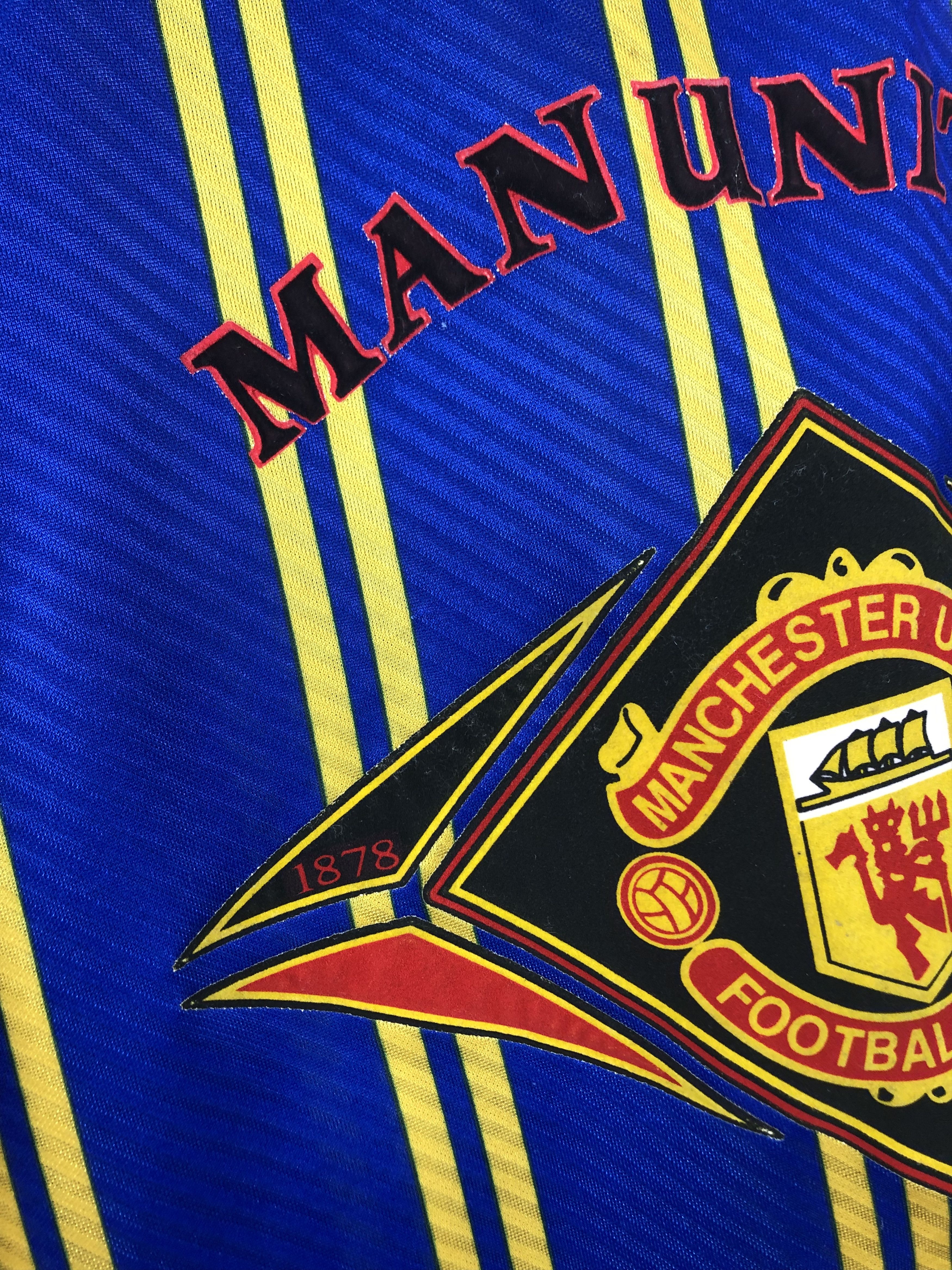Umbro Vintage 90's Manchester United Football Shirt Soccer Jersey Size US M / EU 48-50 / 2 - 6 Thumbnail