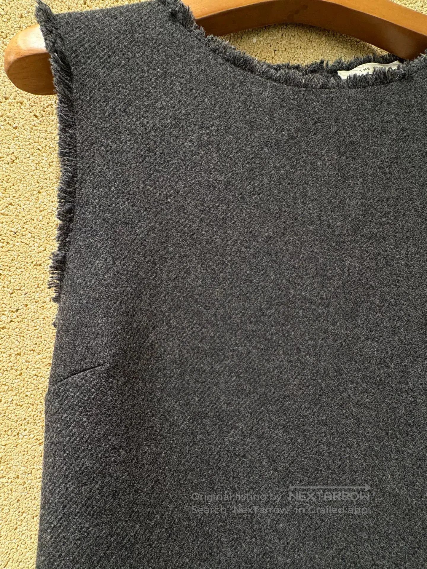 The Row The Row Gray Wool Blend Sleeveless Dress. Size US XXS / EU 40 - 6 Thumbnail