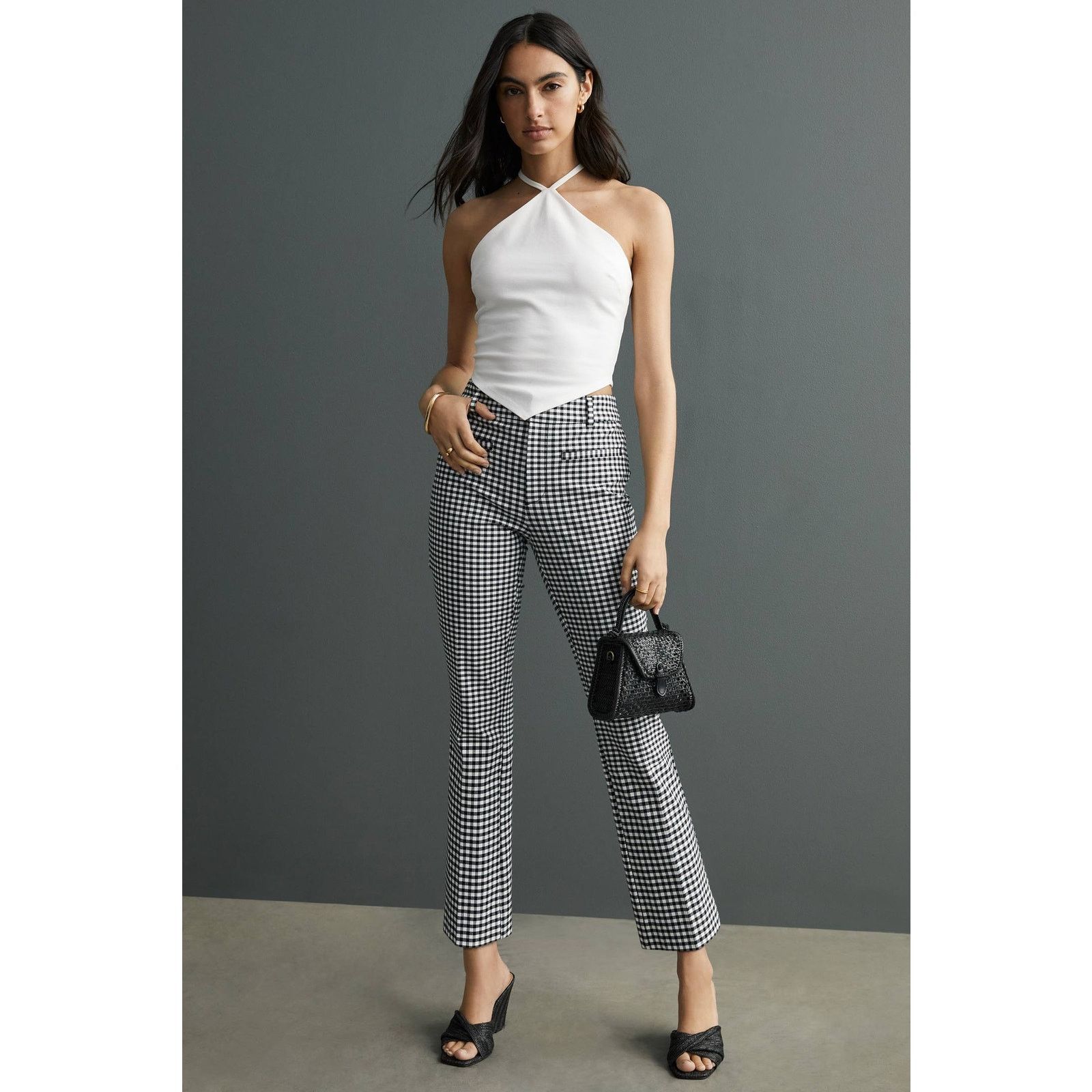 Anthropologie New Anthropologie The Essential Slim Kick Flare Pants US4 Size 27" / US 4 / IT 40 - 5 Thumbnail