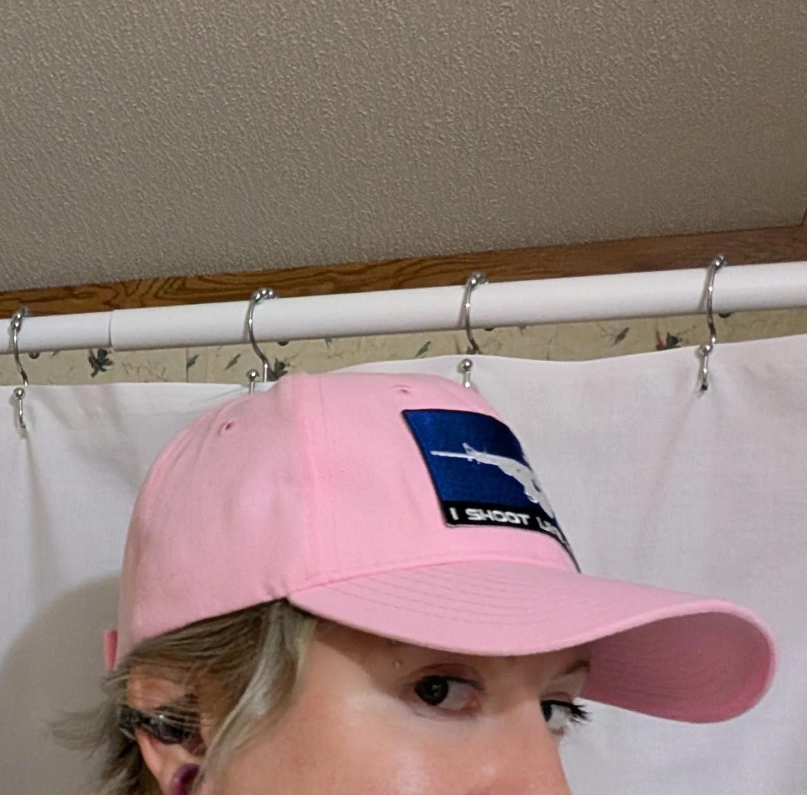 The Unbranded Brand MLI Major League "I Shoot Like A Girl" Pink Baseball Cap Size ONE SIZE - 9 Thumbnail